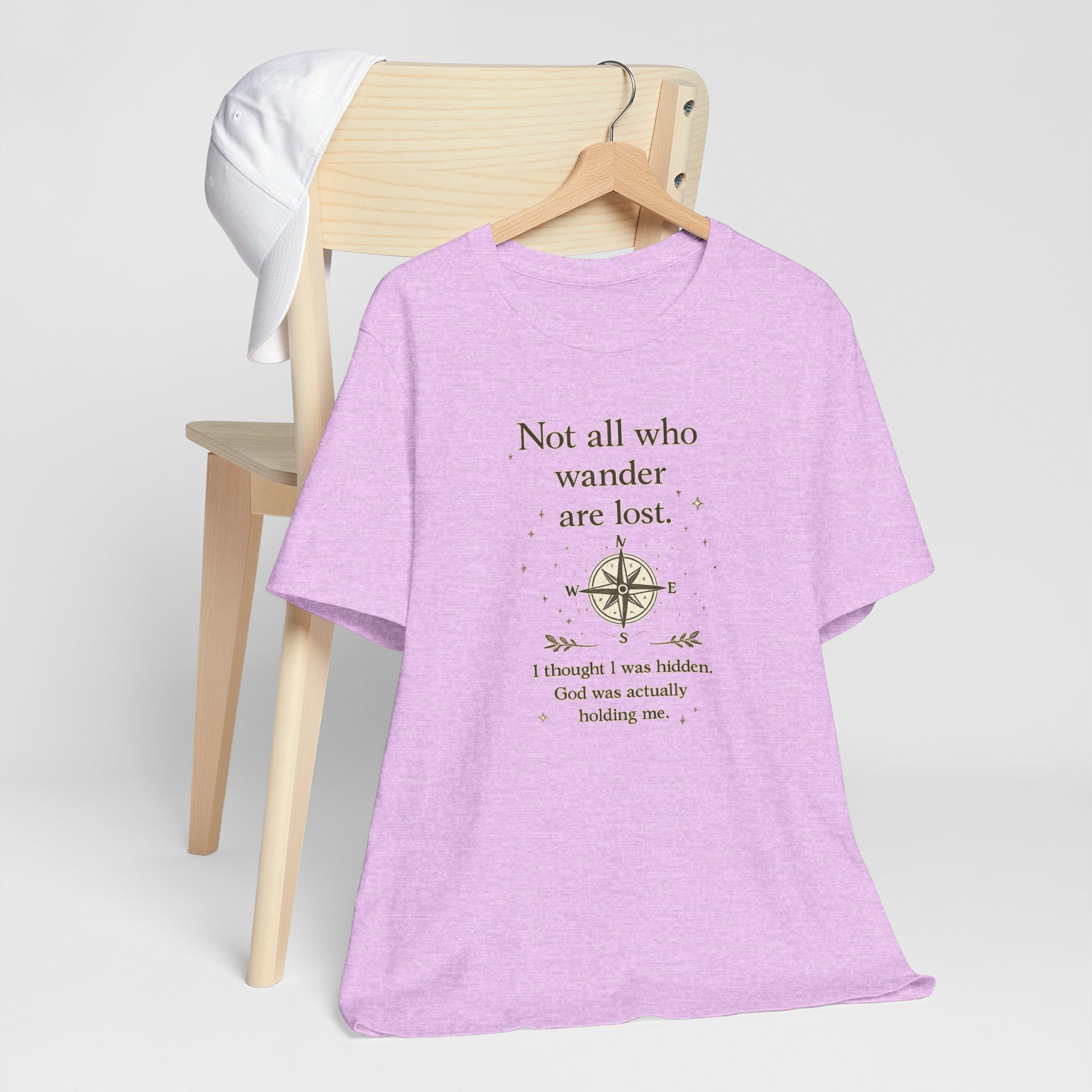 'Not All Who Wander Are Lost' Jersey Short Sleeve Tee