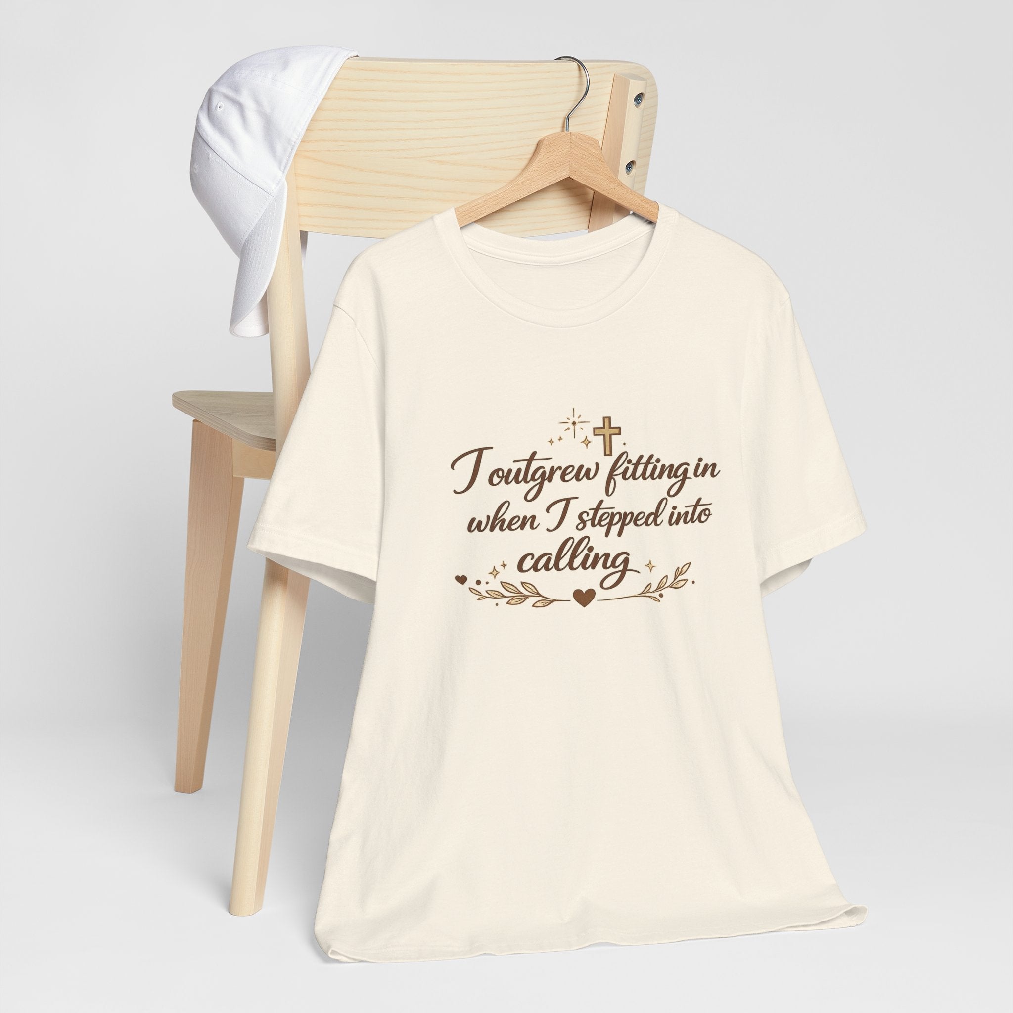 'I Outgrew Fitting In' Jersey Short Sleeve Tee