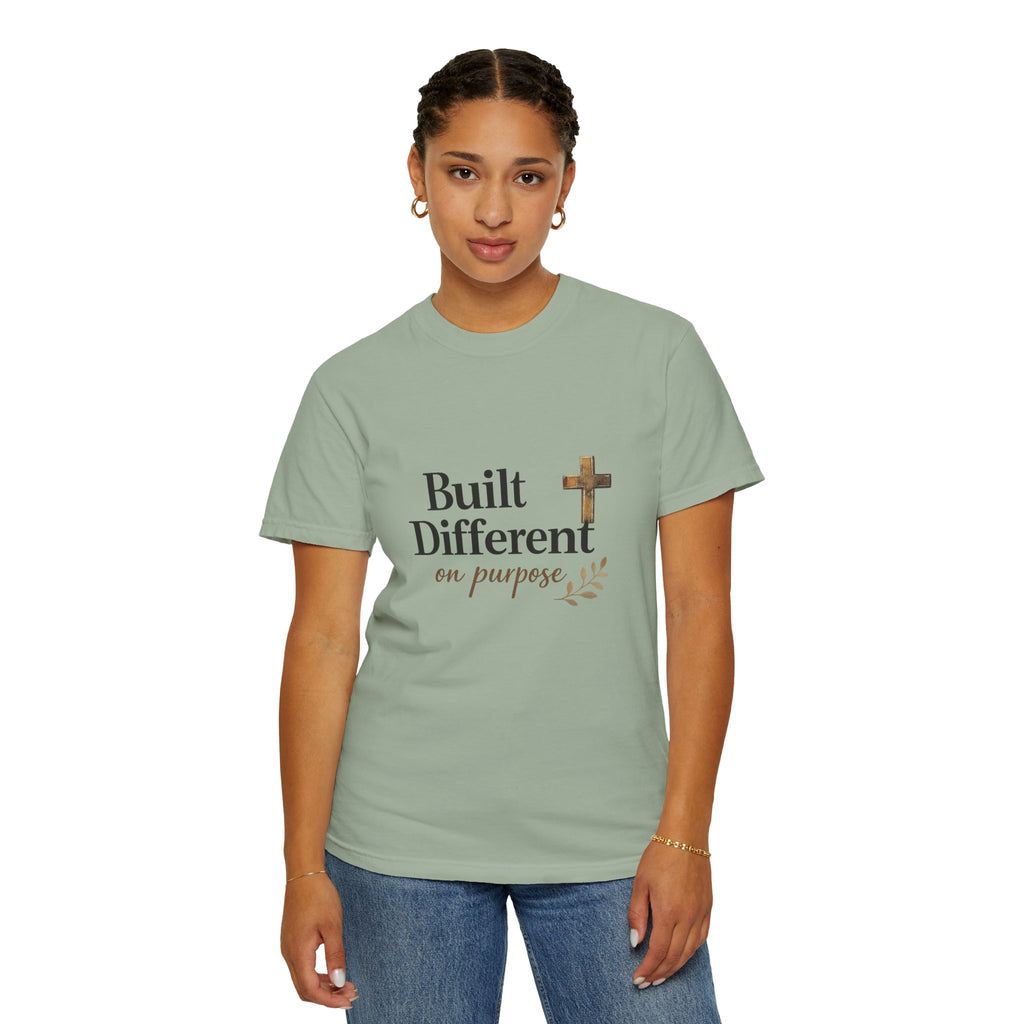 'Built Different on Purpose' Garment-Dyed T-shirt