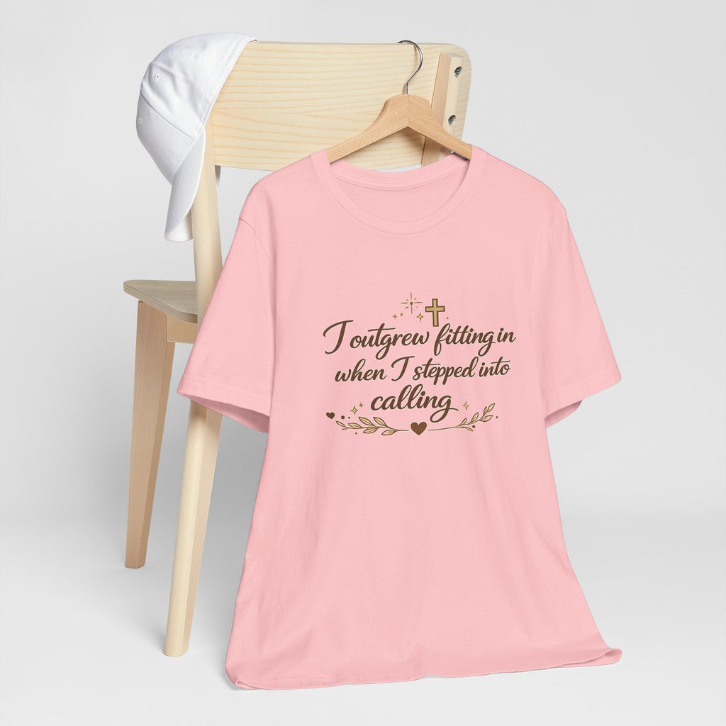 'I Outgrew Fitting In' Jersey Short Sleeve Tee