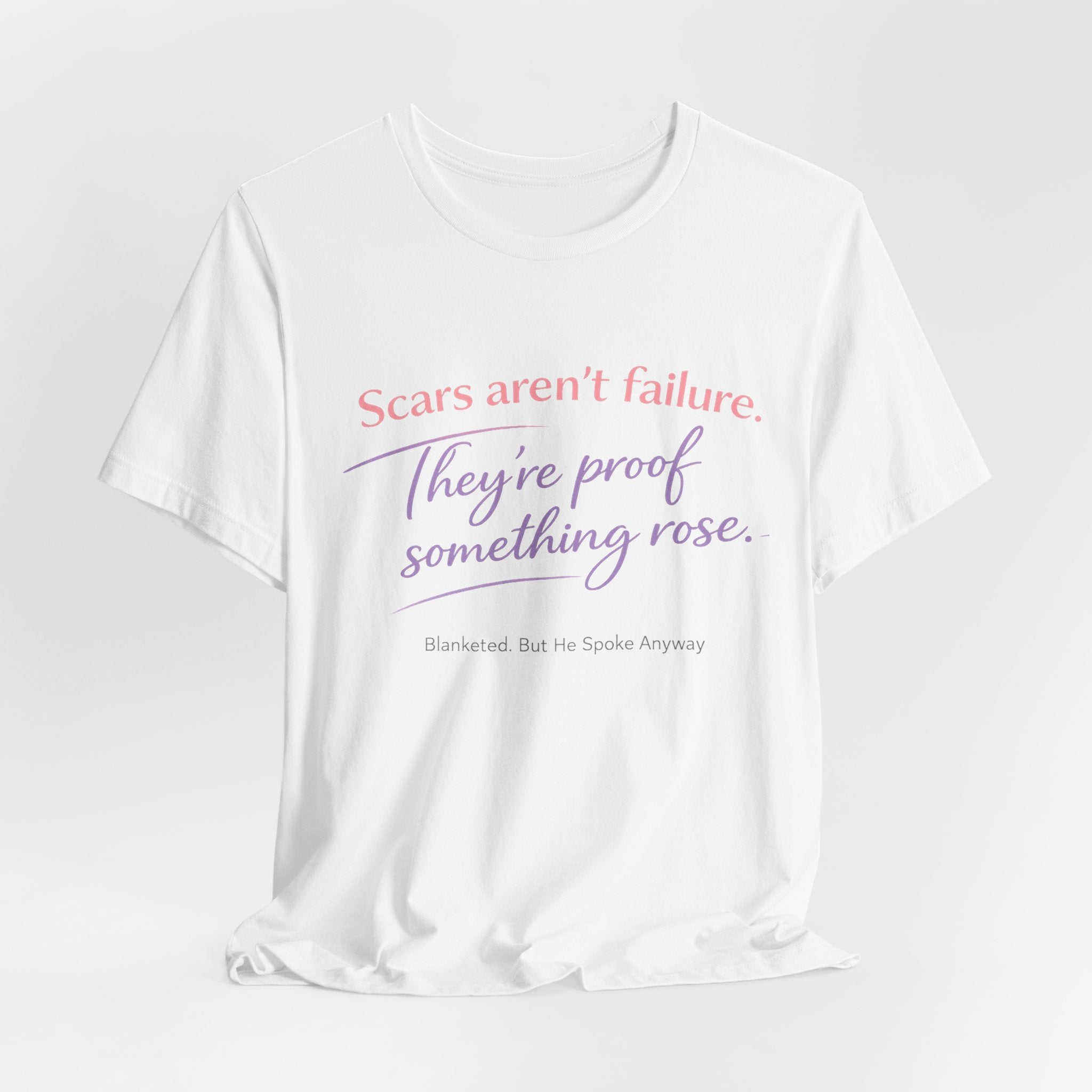 'Scars Aren't Failure' Jersey Short Sleeve Tee
