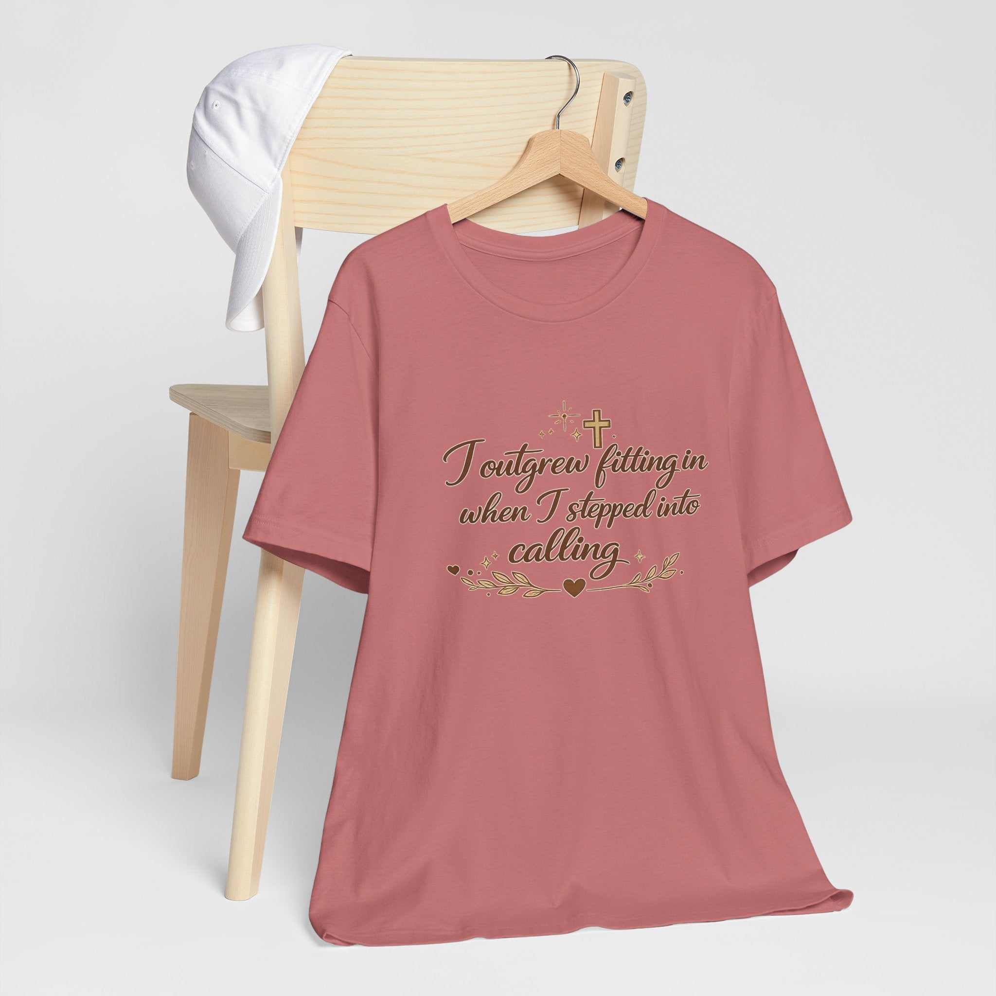 'I Outgrew Fitting In' Jersey Short Sleeve Tee