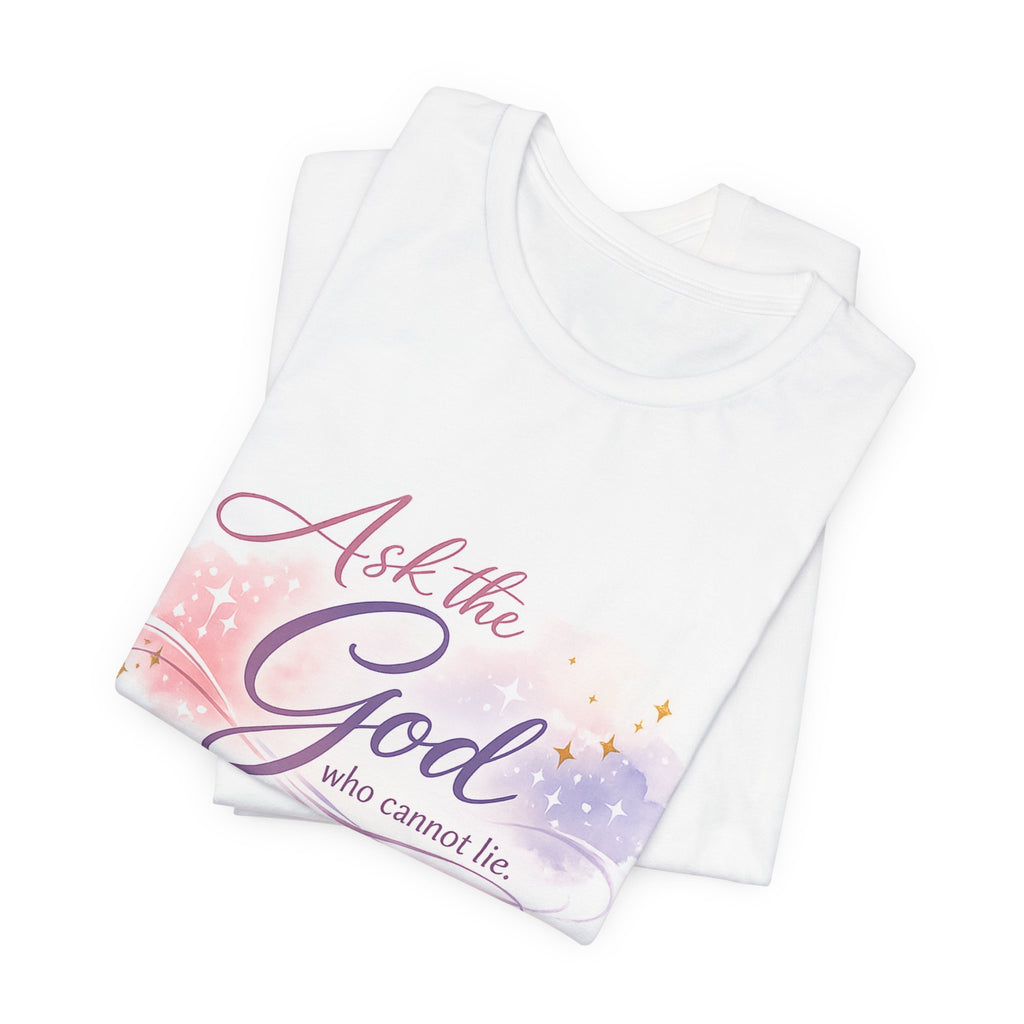 'Ask the God' Jersey Short Sleeve Tee