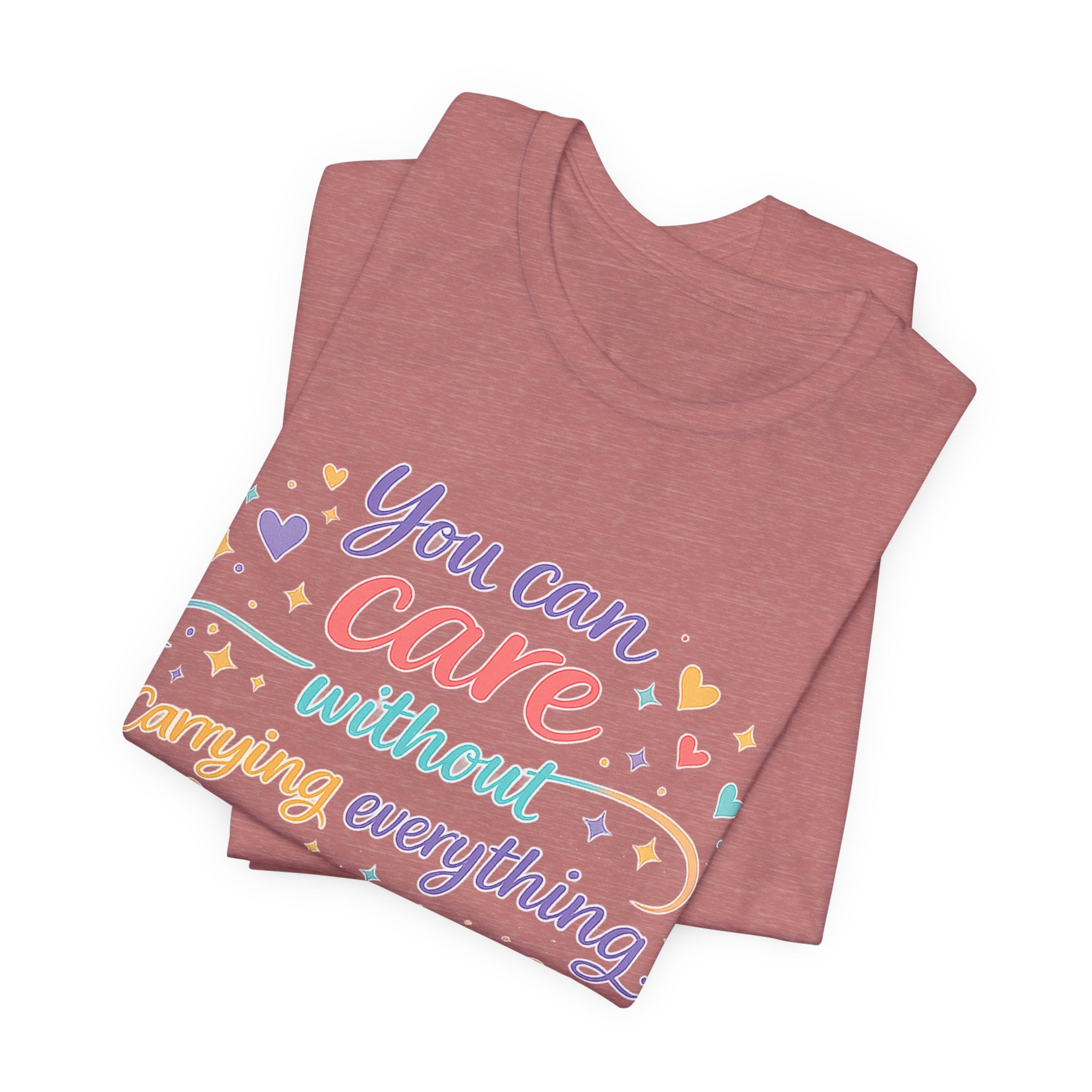 'You Can Care' Jersey Short Sleeve Tee