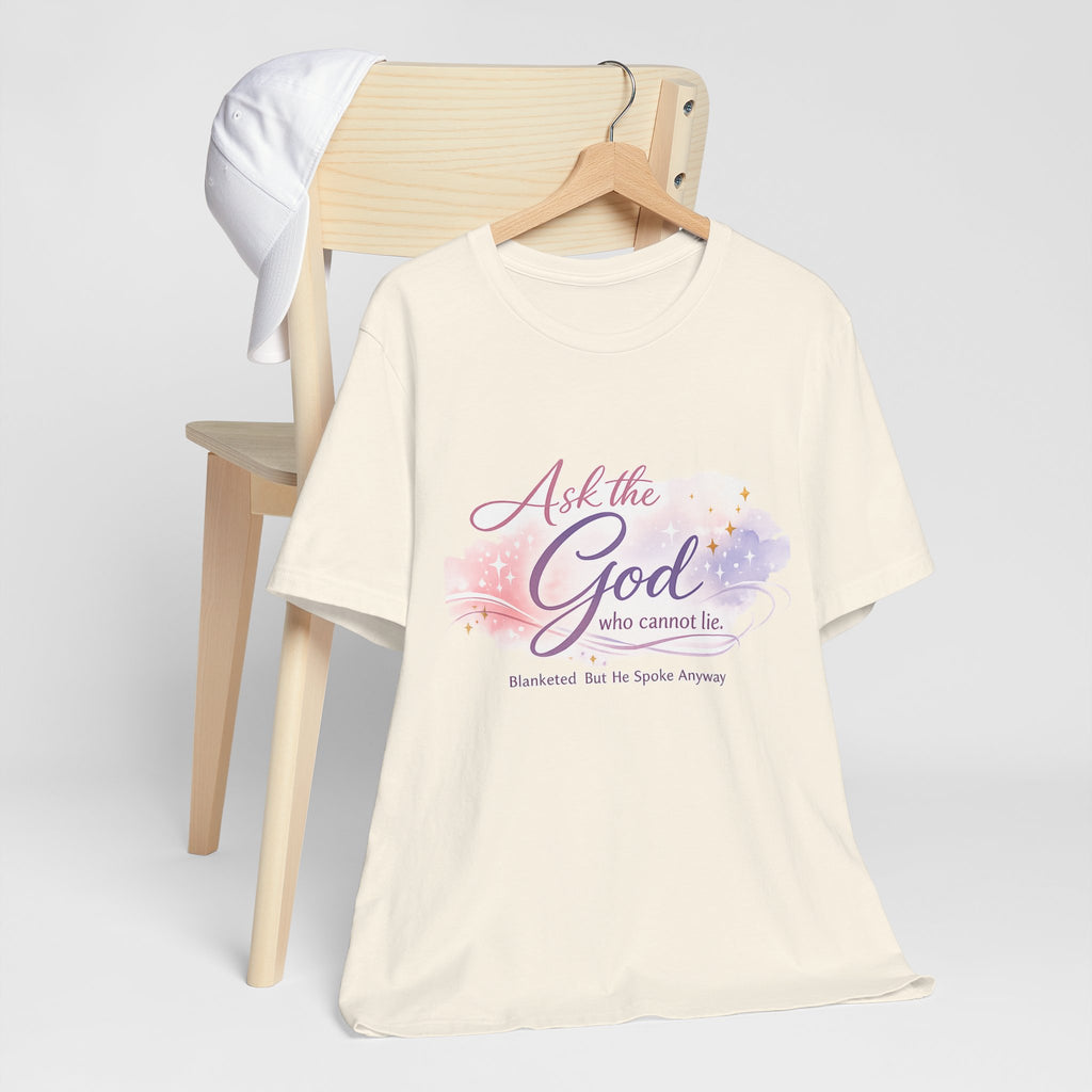 'Ask the God' Jersey Short Sleeve Tee