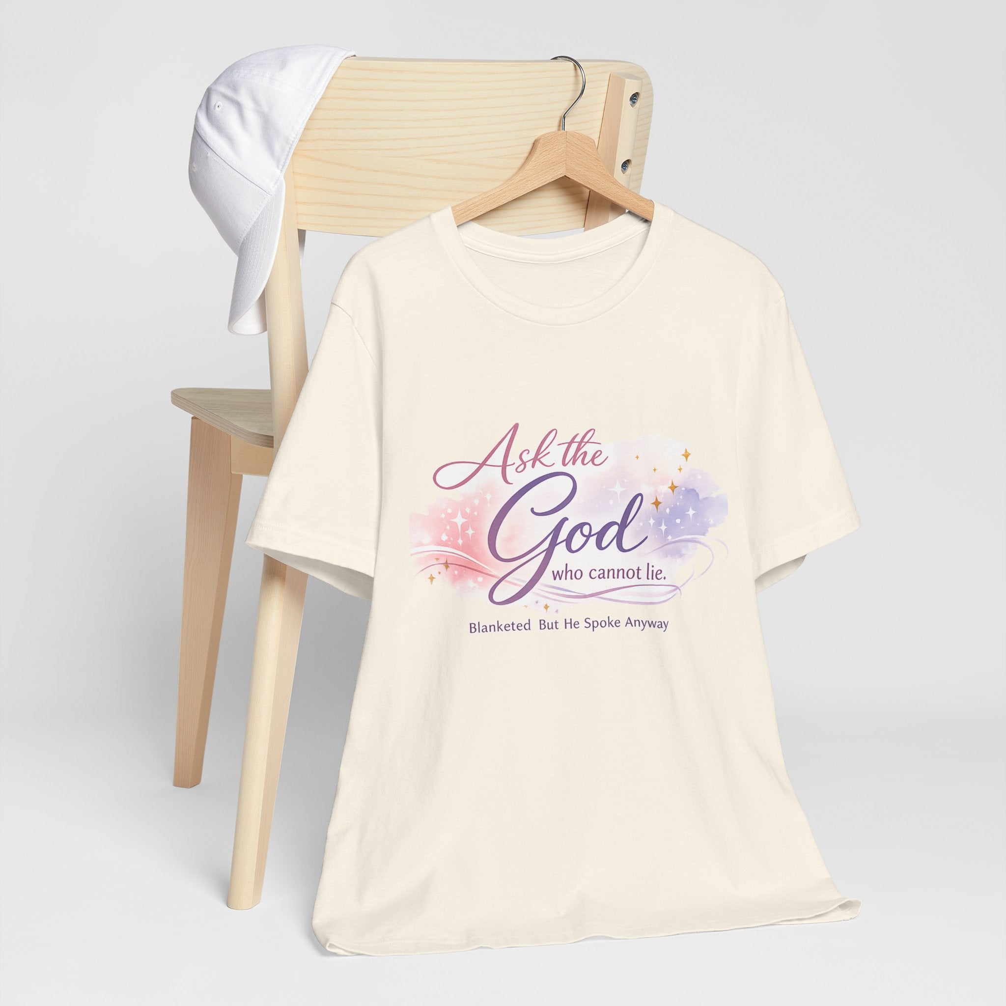 'Ask the God' Jersey Short Sleeve Tee