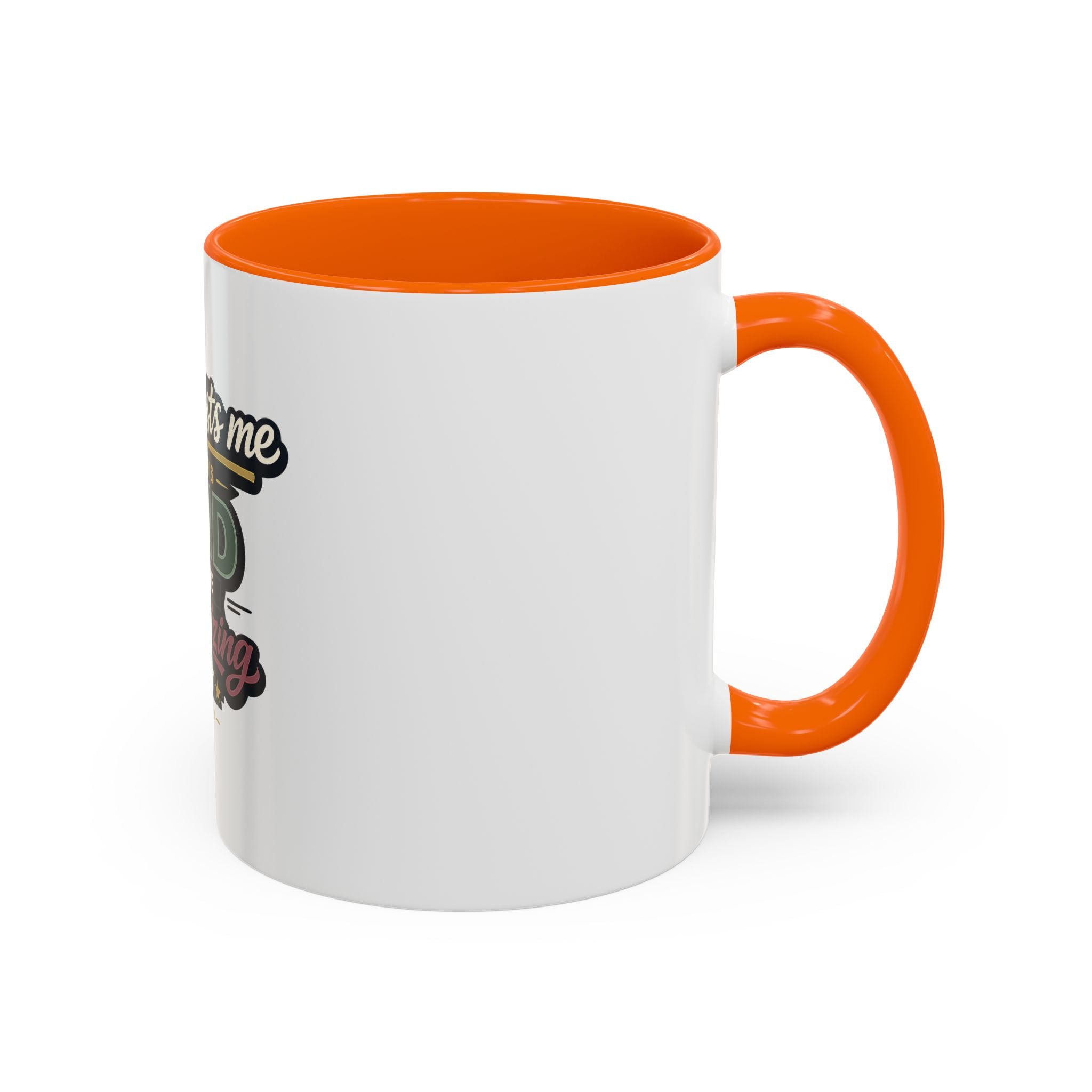 'God Trusts Me' Accent Coffee Mug