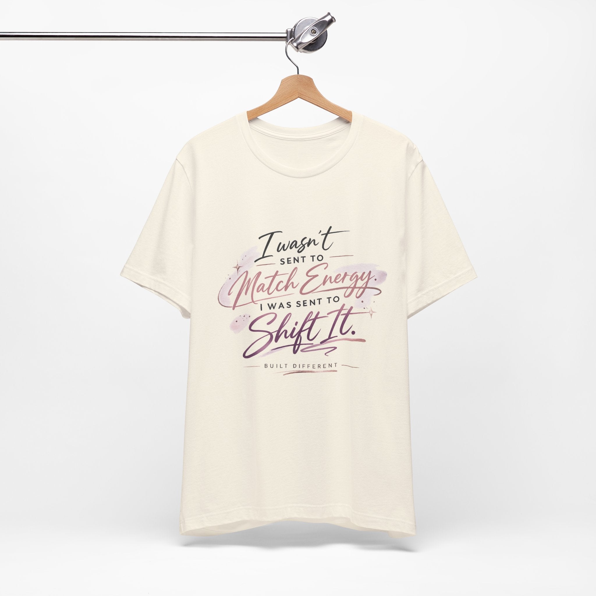 'I Wasn't Sent to Match Energy' Jersey Short Sleeve Tee