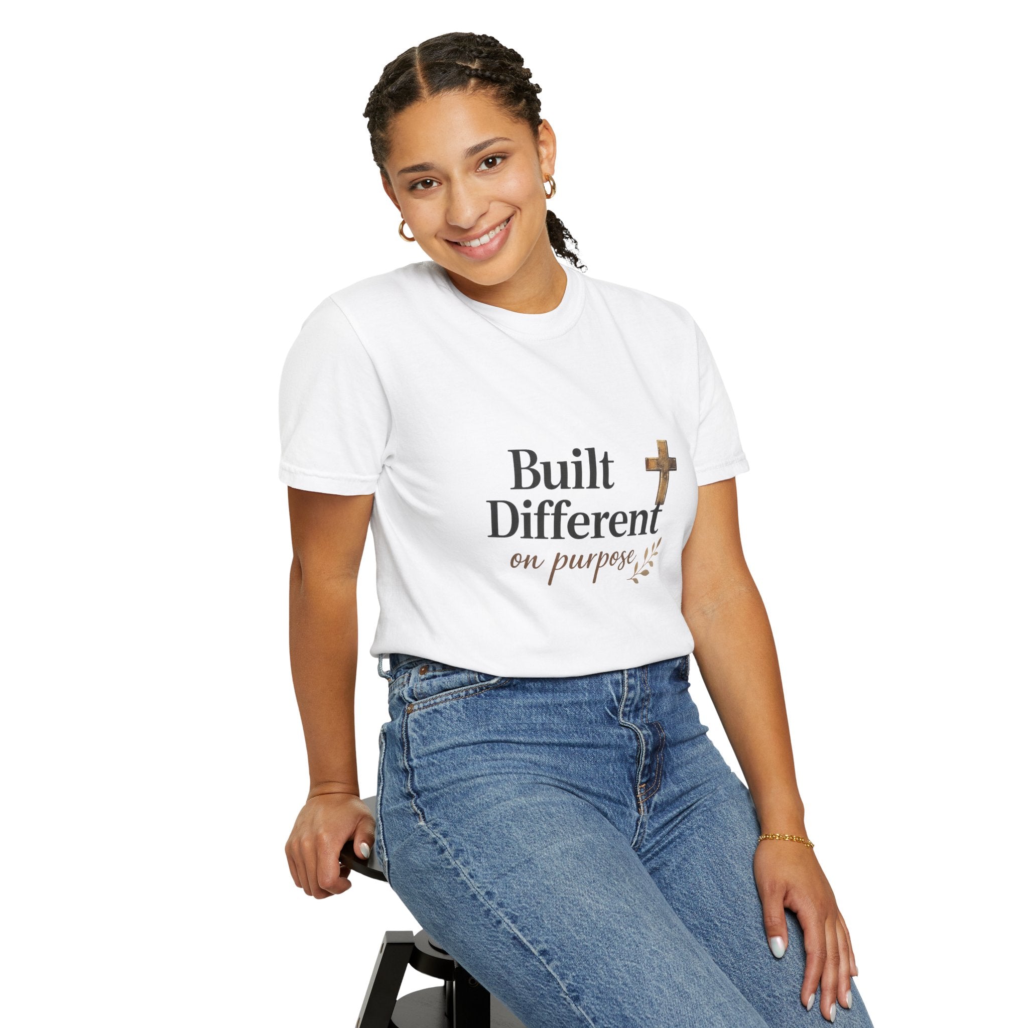 'Built Different on Purpose' Garment-Dyed T-shirt