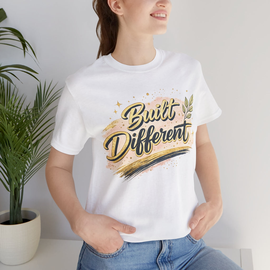 'Built Different' Jersey Short Sleeve Tee