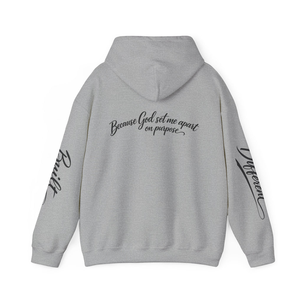 Signature 'Because God Set Me Apart' Blend Hooded Sweatshirt