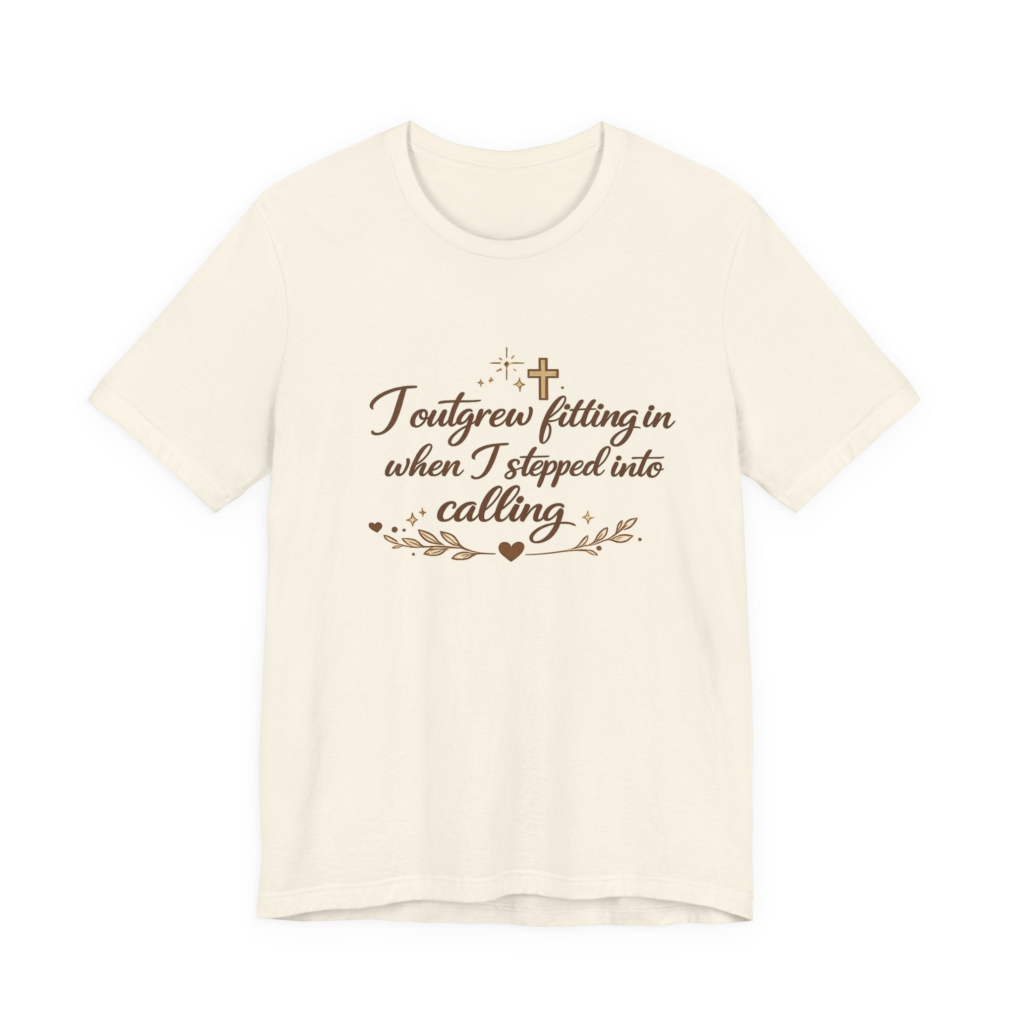 'I Outgrew Fitting In' Jersey Short Sleeve Tee