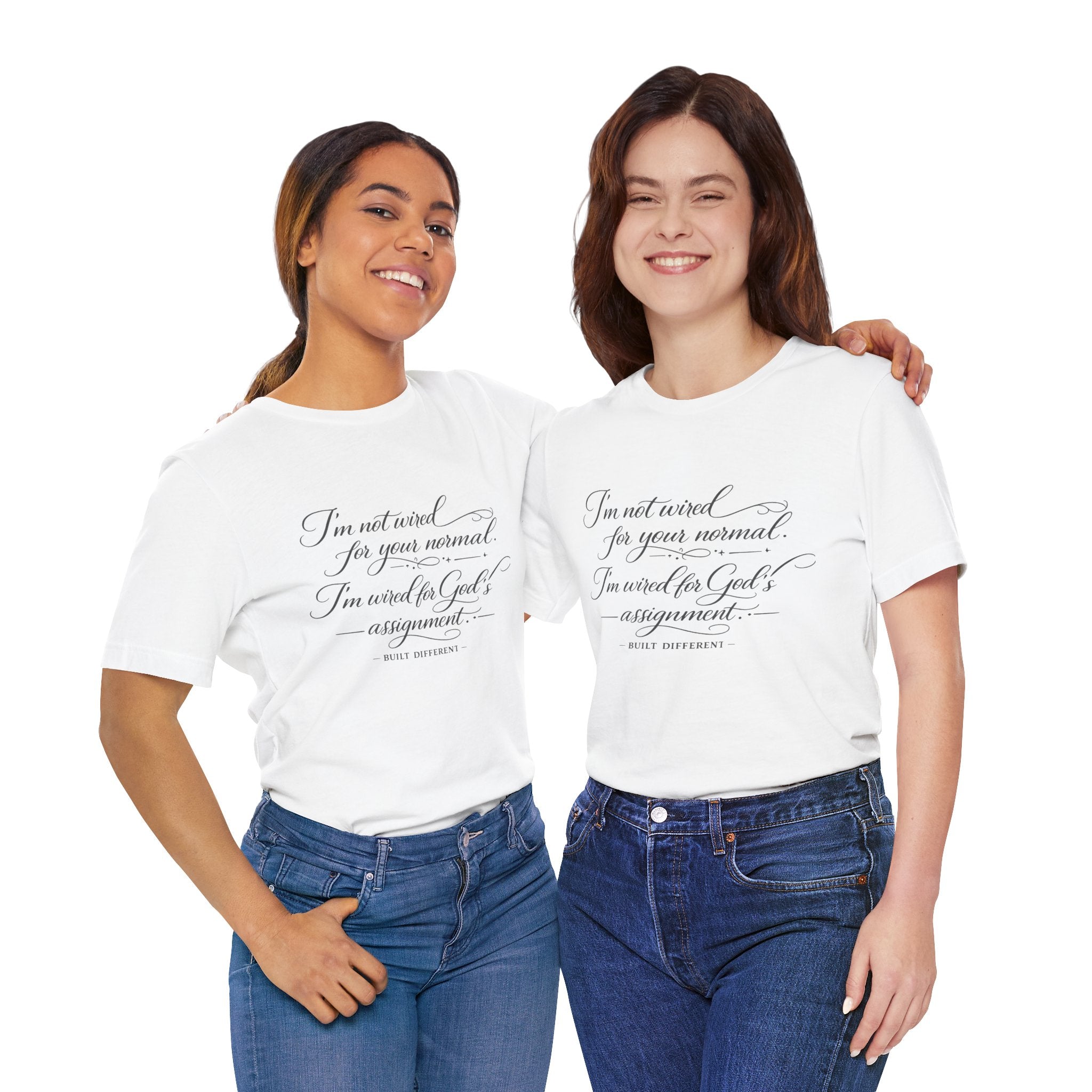 'I'm Not Wired For Your Normal' Jersey Short Sleeve Tee