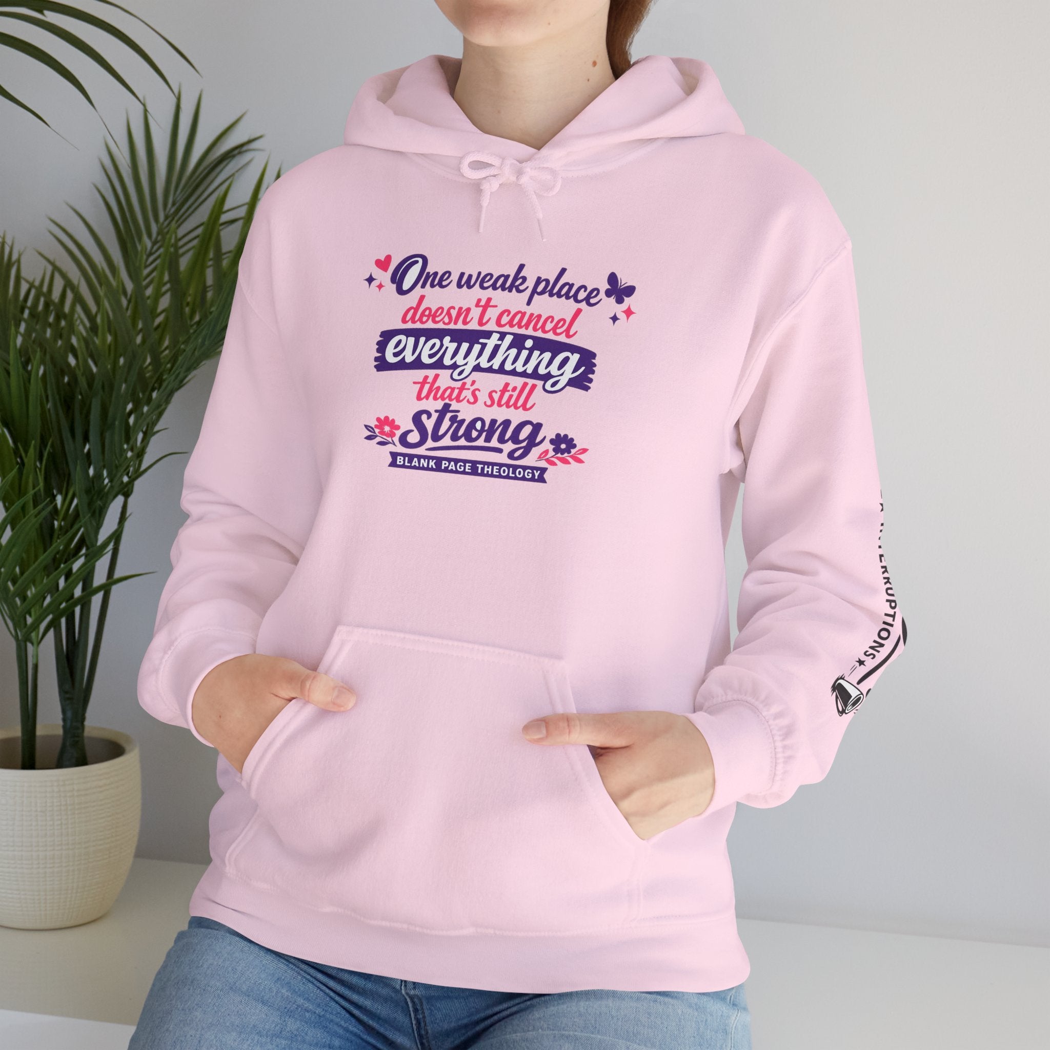 Signature 'One Weak Place' Heavy Blend Hooded Sweatshirt