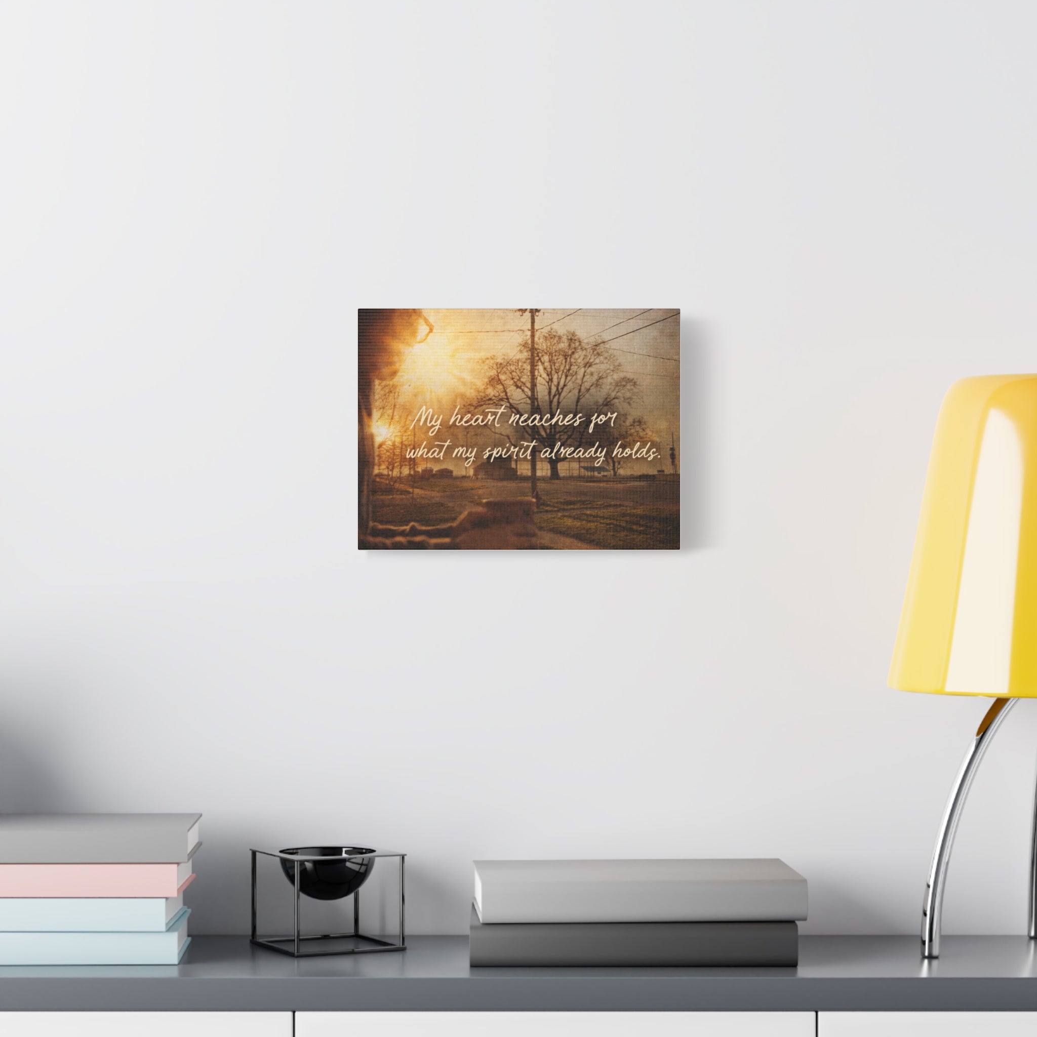'My Heart Reaches' Matte Canvas, Stretched