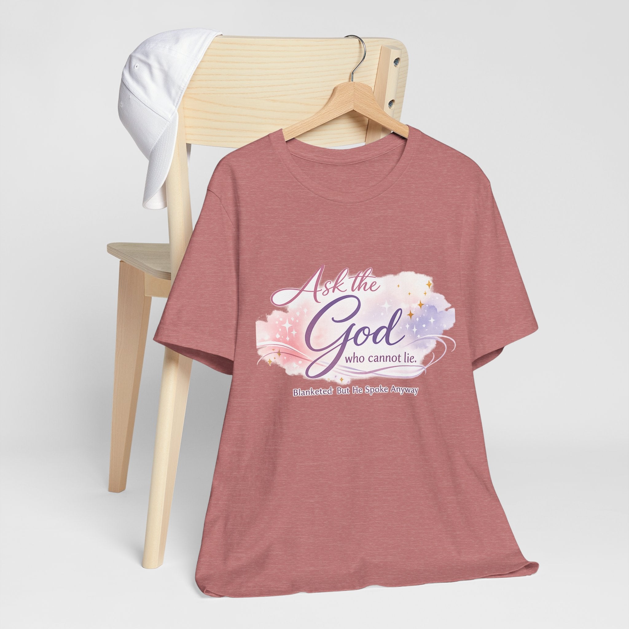 'Ask the God' Jersey Short Sleeve Tee