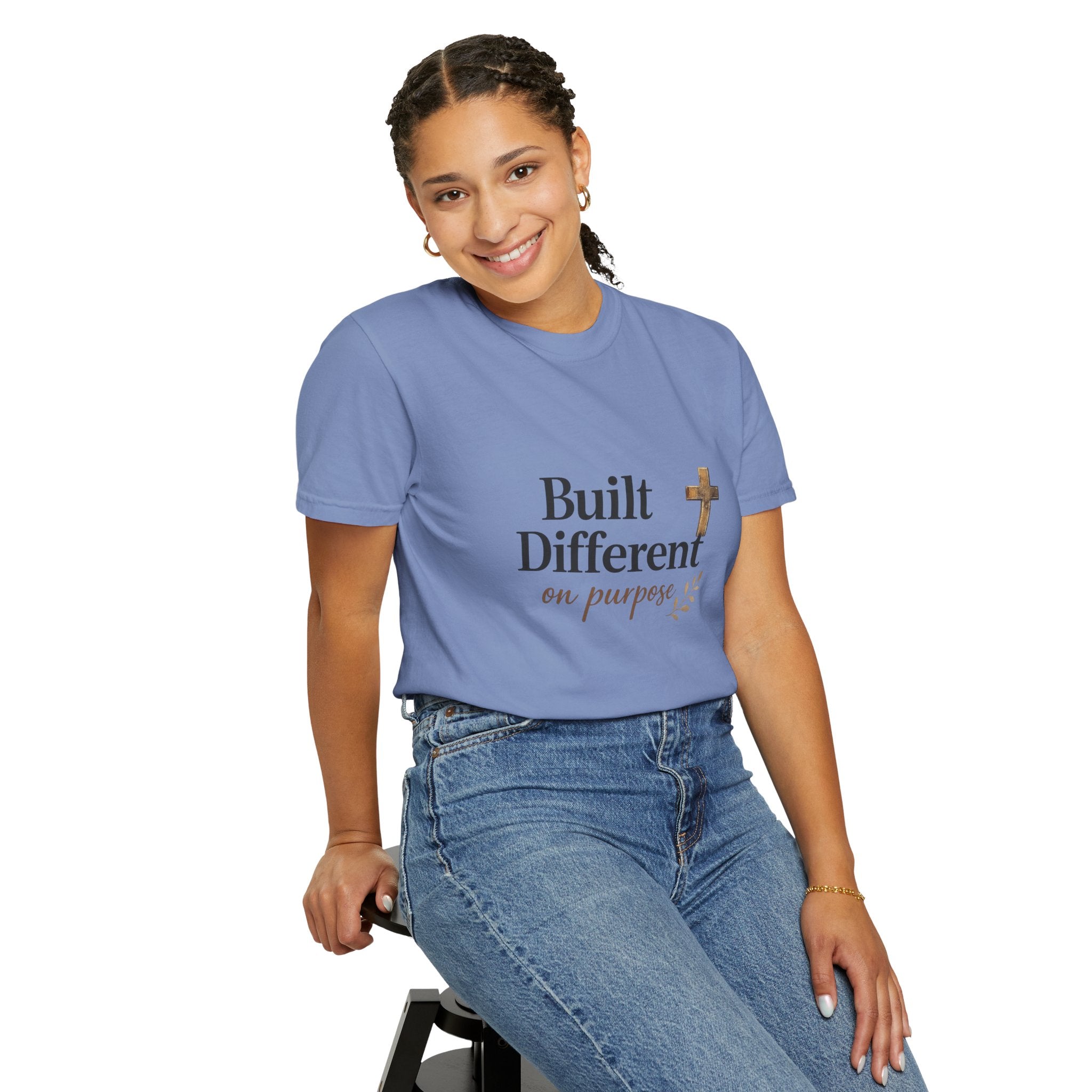 'Built Different on Purpose' Garment-Dyed T-shirt