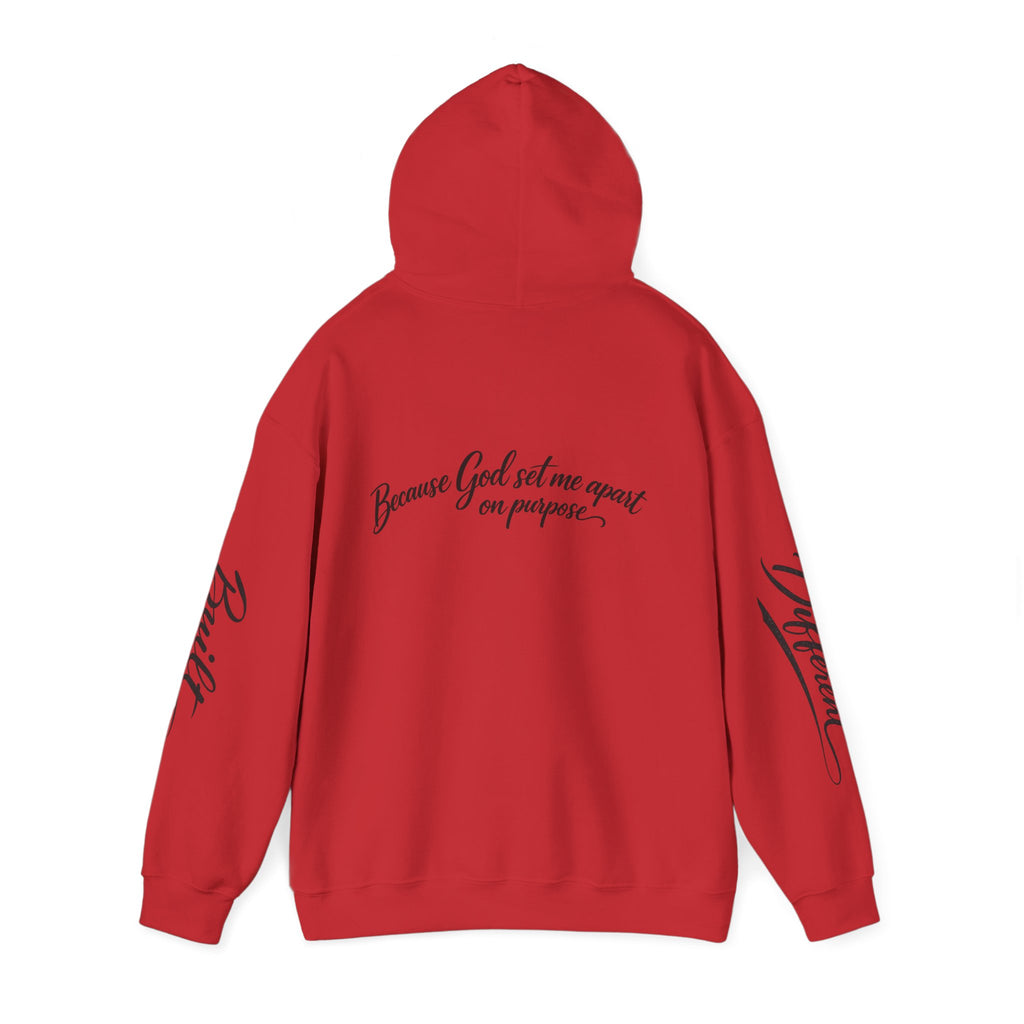 Signature 'Because God Set Me Apart' Blend Hooded Sweatshirt