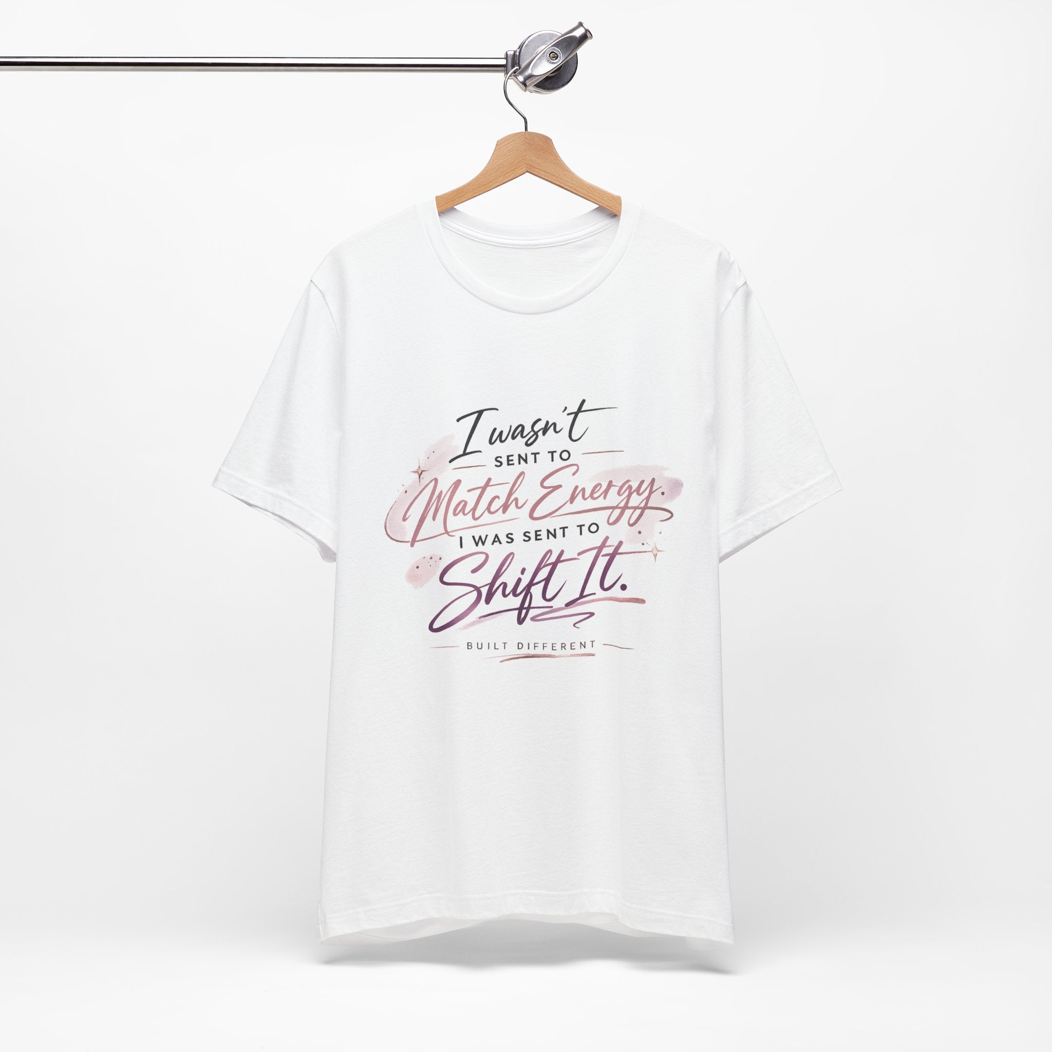 'I Wasn't Sent to Match Energy' Jersey Short Sleeve Tee