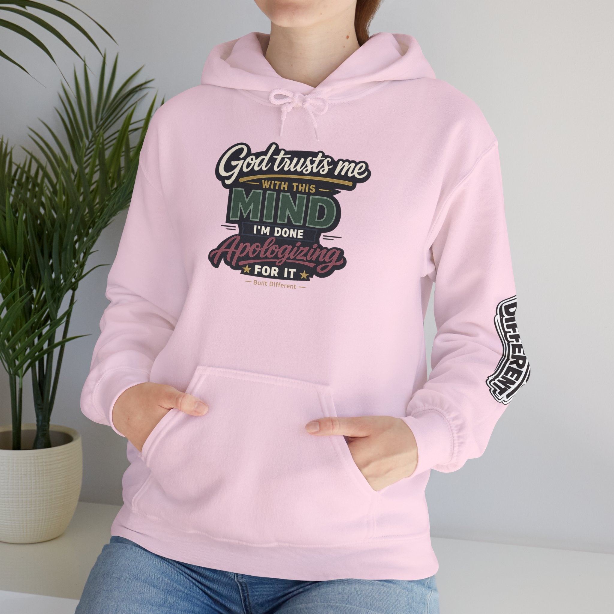 'God Trusts Me' Heavy Blend Hooded Sweatshirt