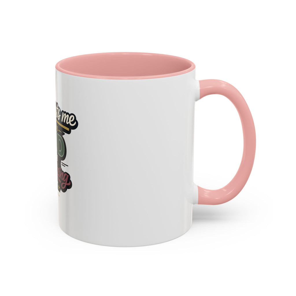 'God Trusts Me' Accent Coffee Mug
