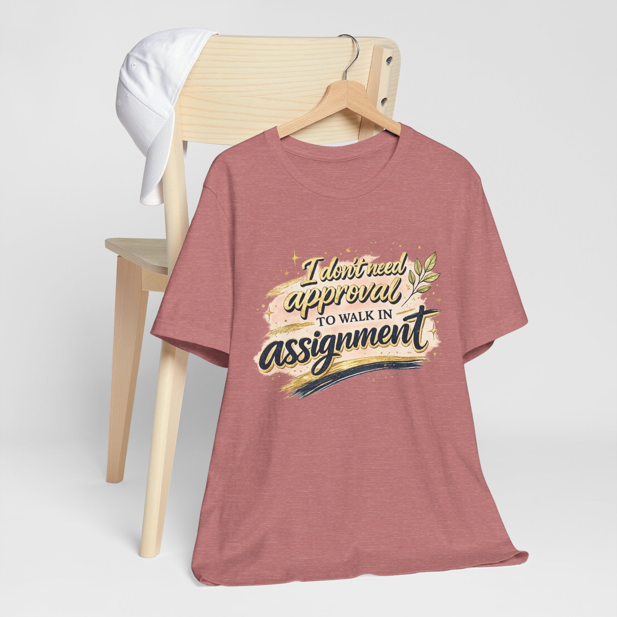 'I Don't Need Approval' Jersey Short Sleeve Tee