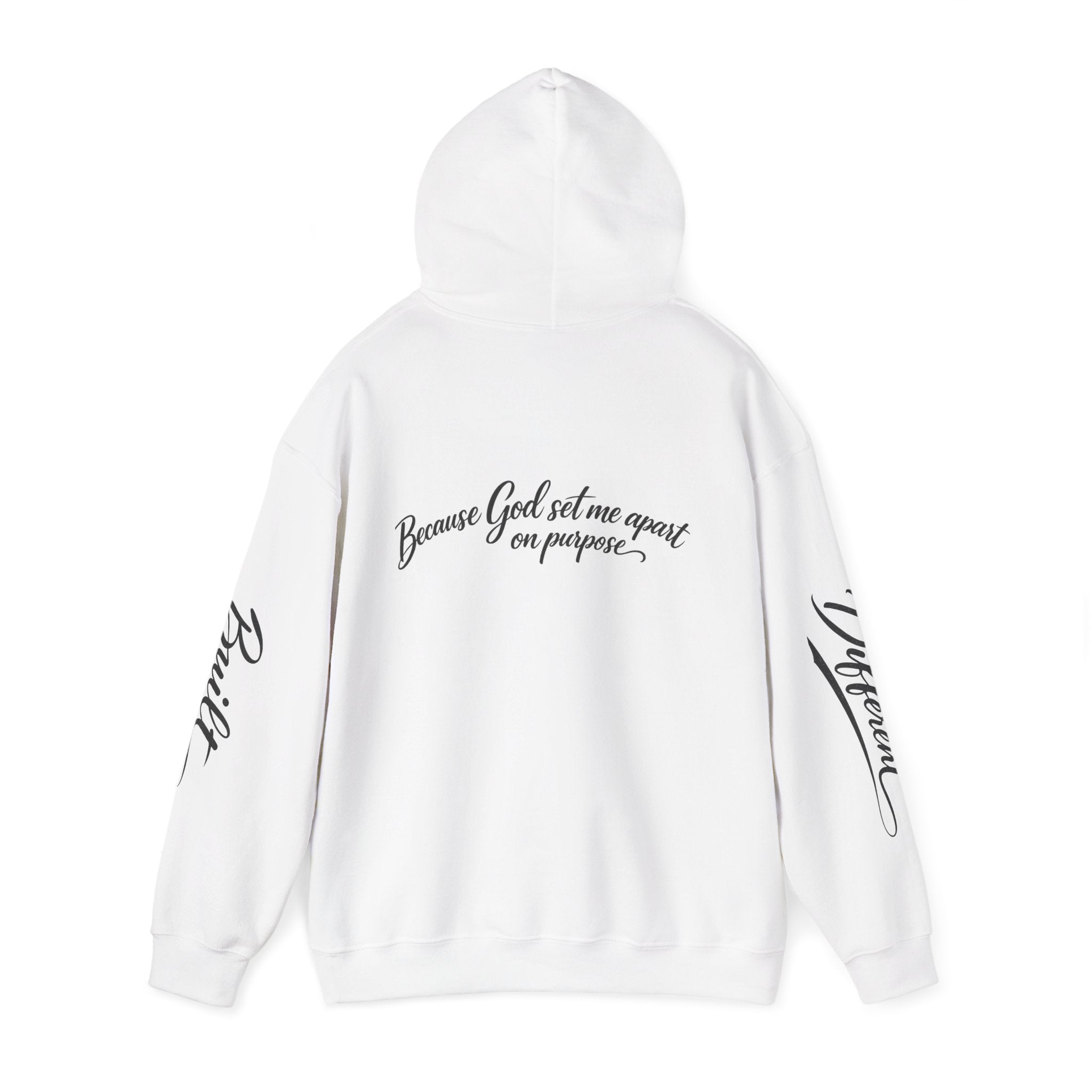 Signature 'Because God Set Me Apart' Blend Hooded Sweatshirt