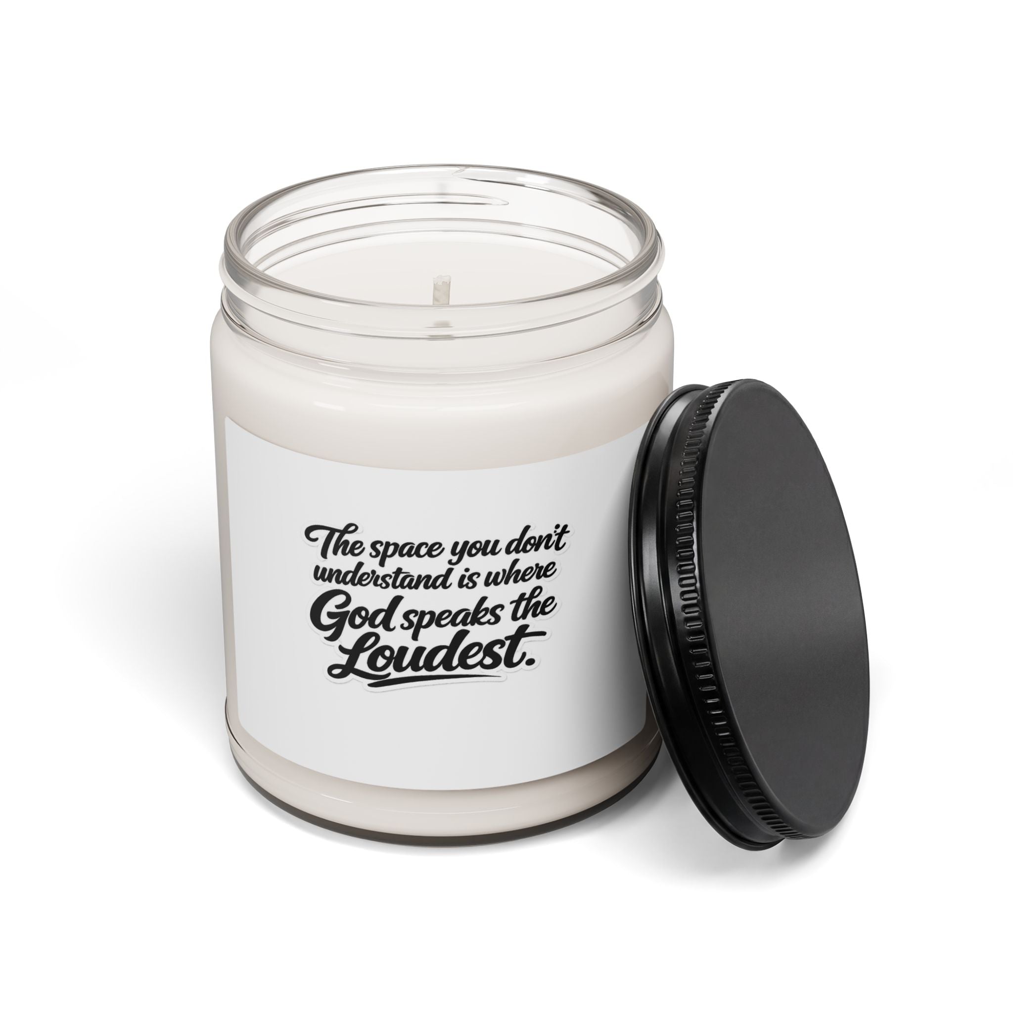 'God Speaks the Loudest' Scented Soy Candle