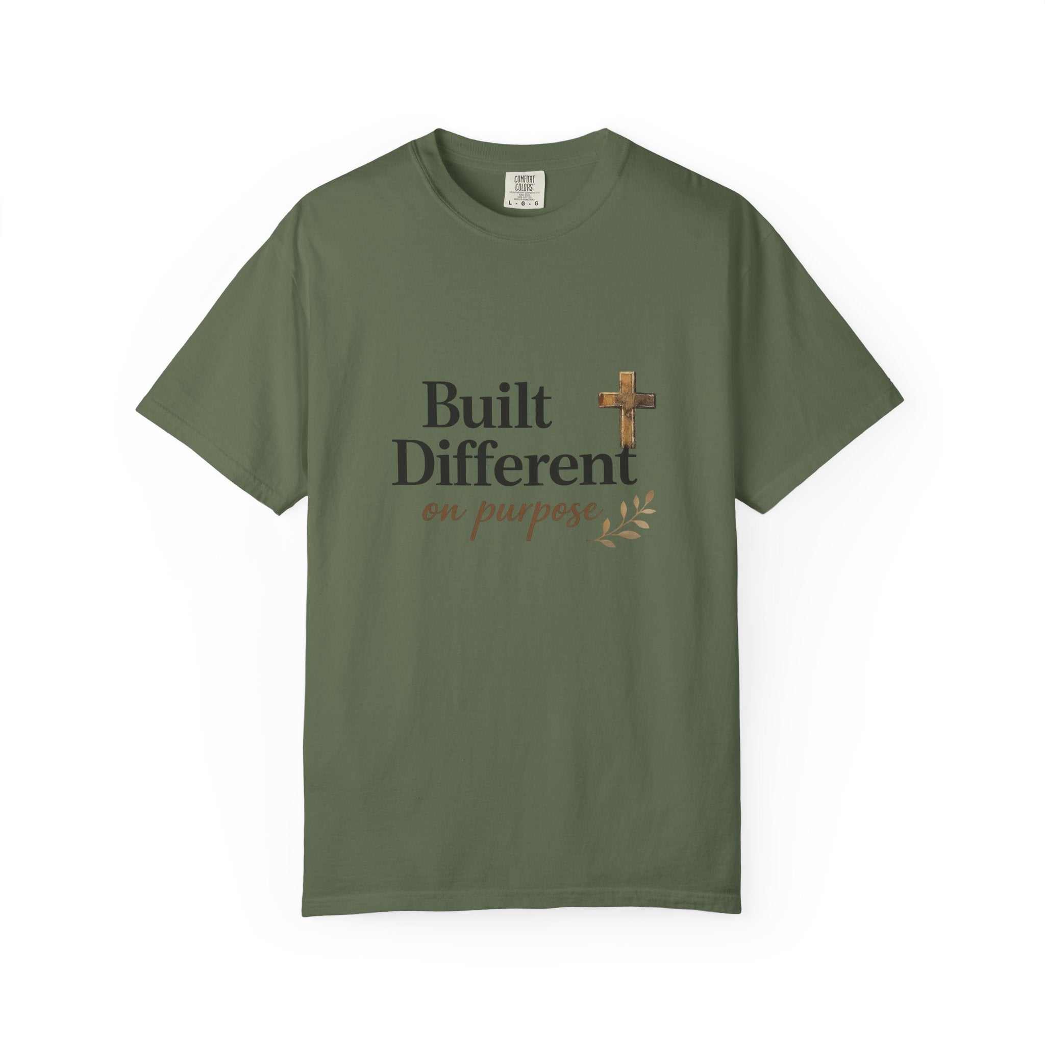 'Built Different on Purpose' Garment-Dyed T-shirt