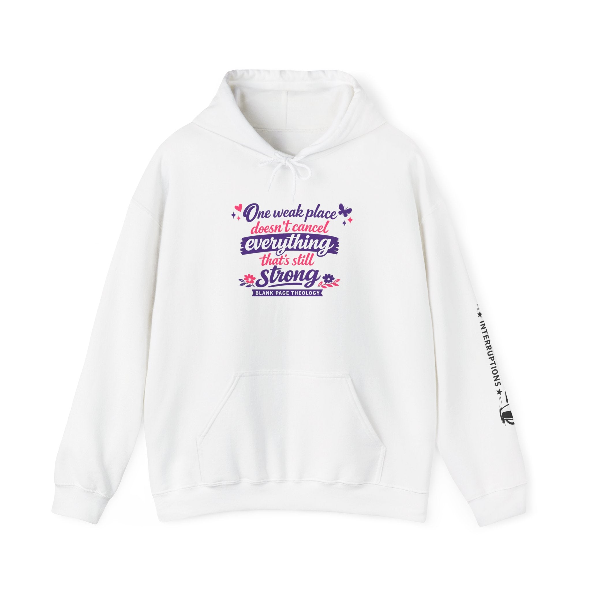 Signature 'One Weak Place' Heavy Blend Hooded Sweatshirt