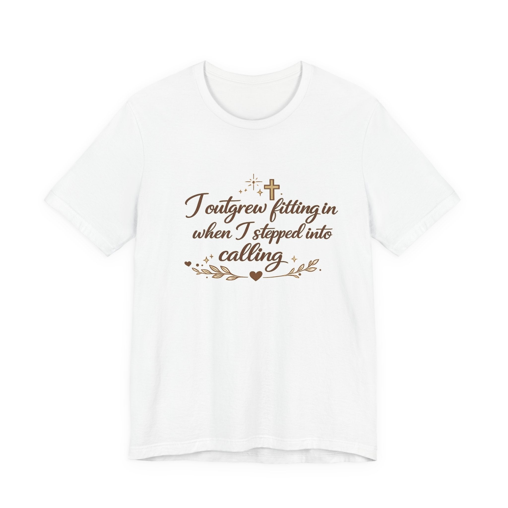 'I Outgrew Fitting In' Jersey Short Sleeve Tee
