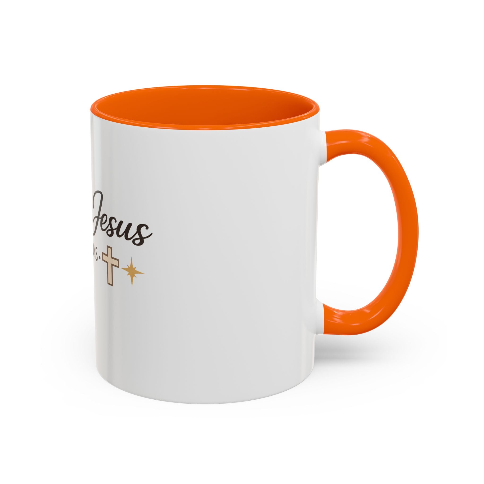 Signature 'Coffee & Jesus Interruptions' Accent Coffee Mug