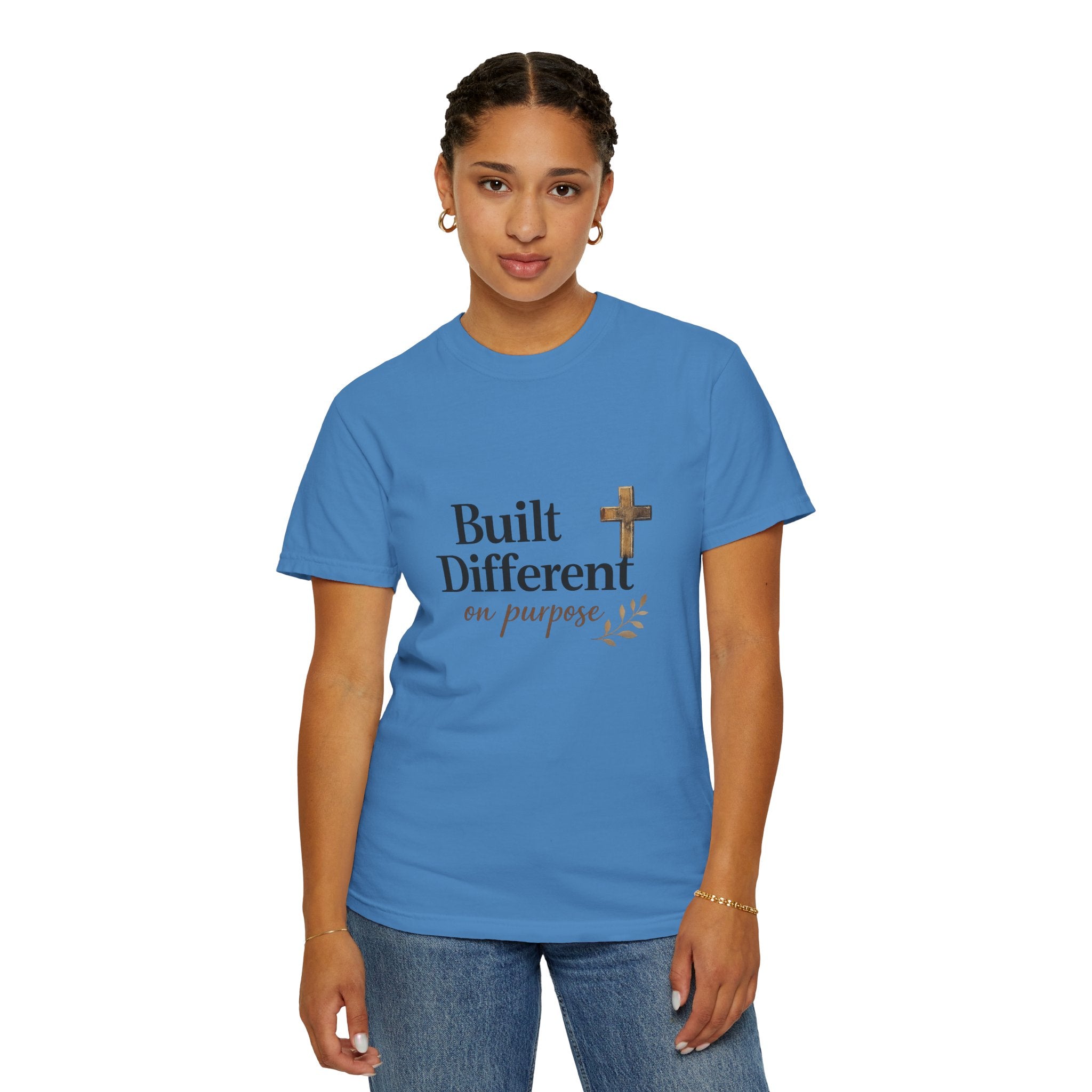 'Built Different on Purpose' Garment-Dyed T-shirt