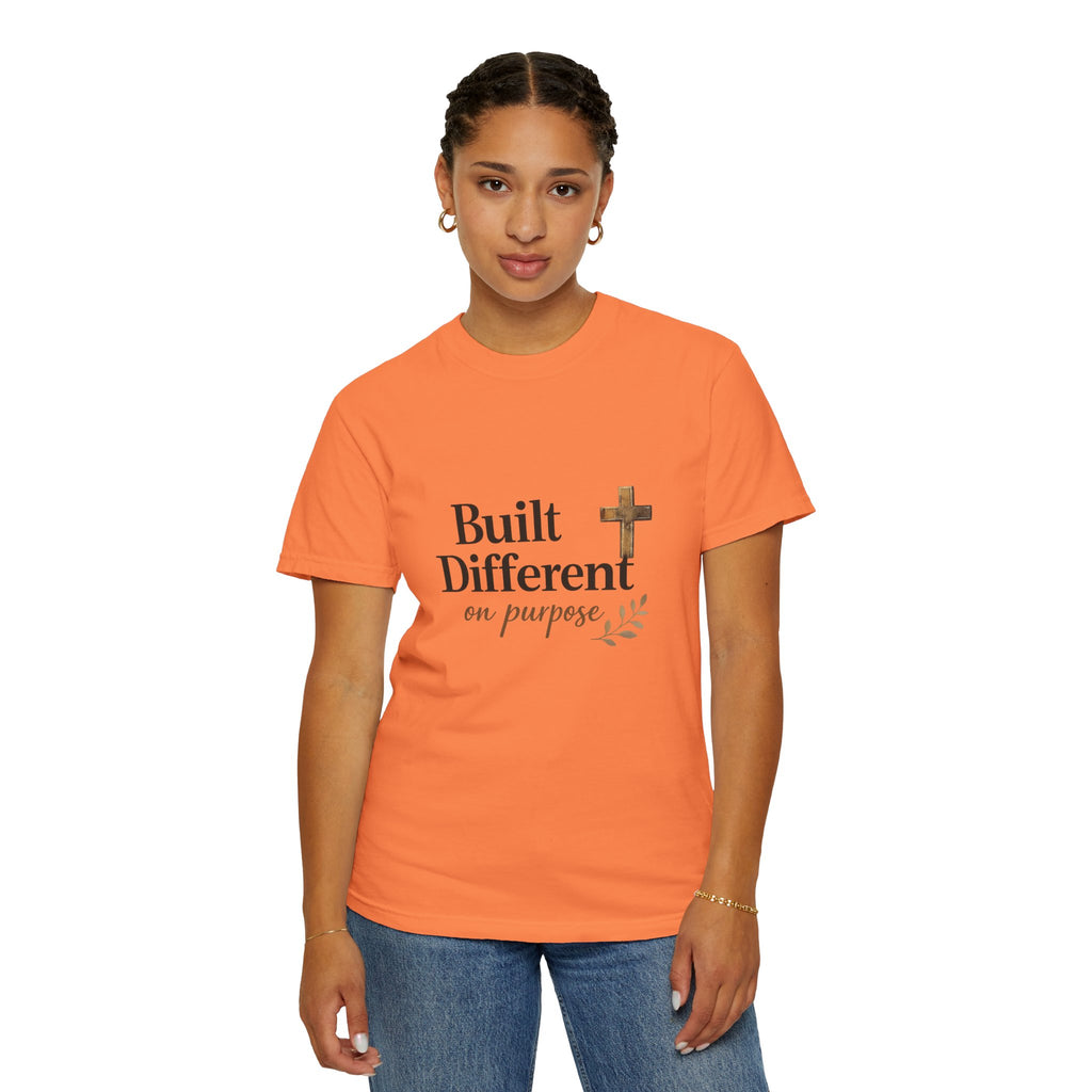 'Built Different on Purpose' Garment-Dyed T-shirt
