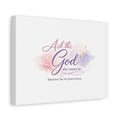 'Ask the God Who Cannot Lie' Matte Canvas