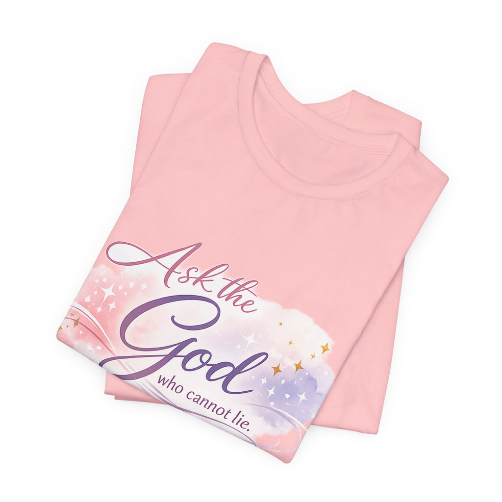 'Ask the God' Jersey Short Sleeve Tee