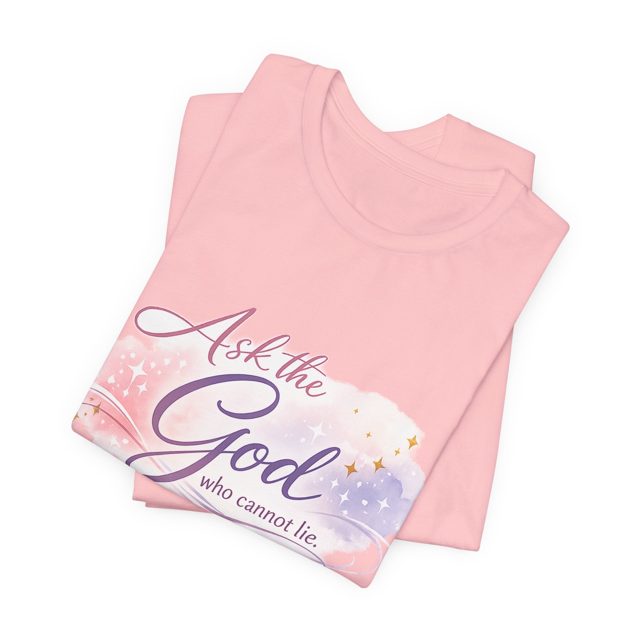 'Ask the God' Jersey Short Sleeve Tee