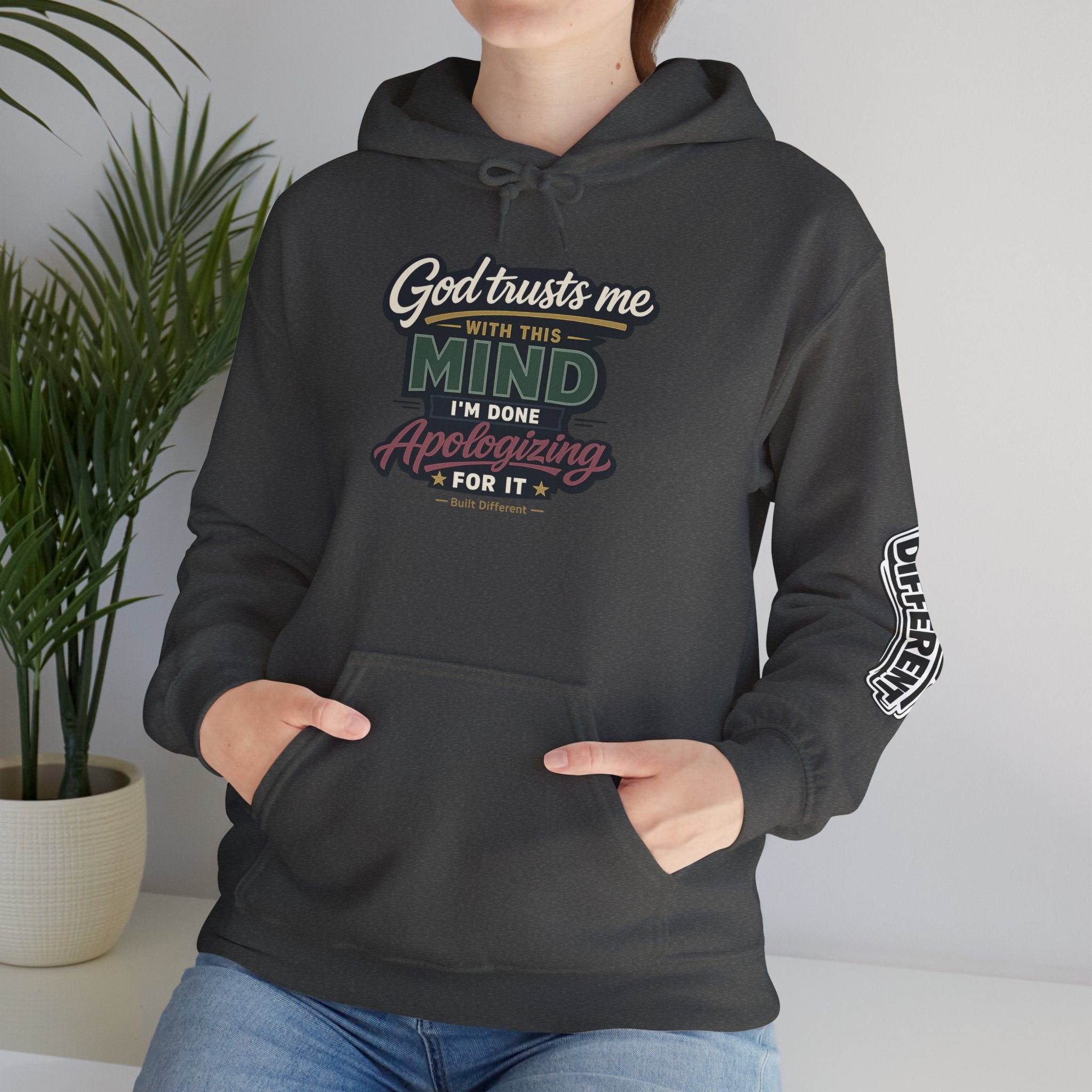 'God Trusts Me' Heavy Blend Hooded Sweatshirt