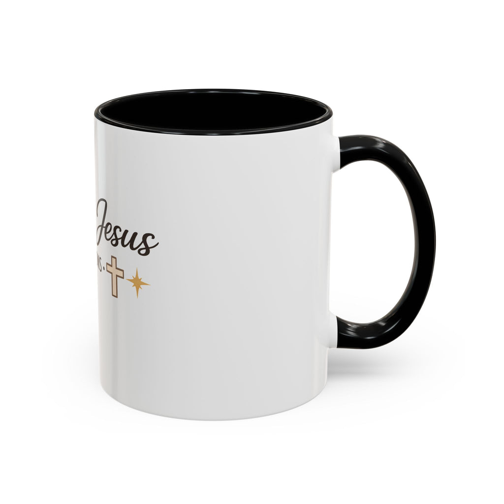 Signature 'Coffee & Jesus Interruptions' Accent Coffee Mug