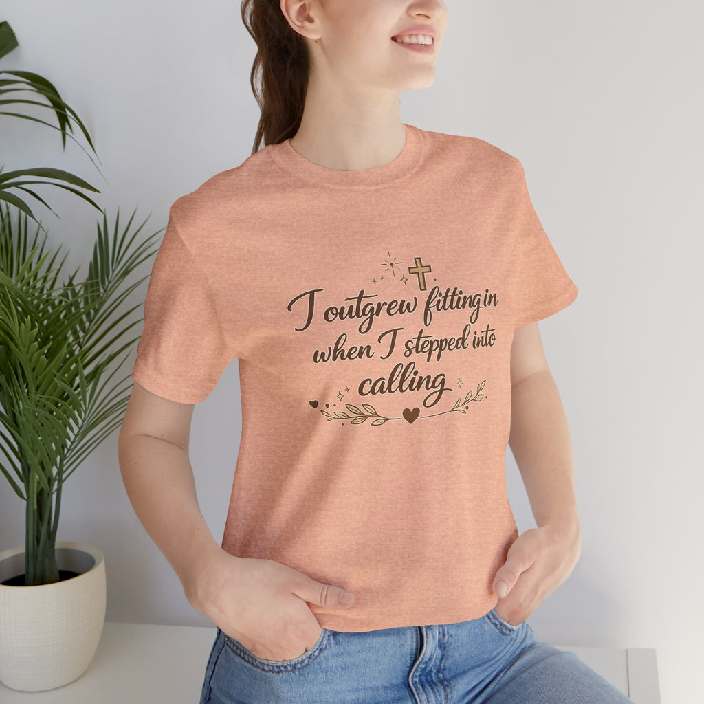'I Outgrew Fitting In' Jersey Short Sleeve Tee