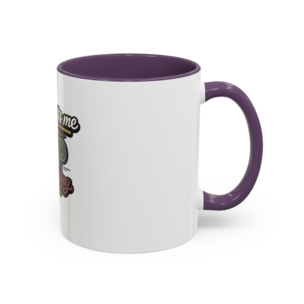 'God Trusts Me' Accent Coffee Mug
