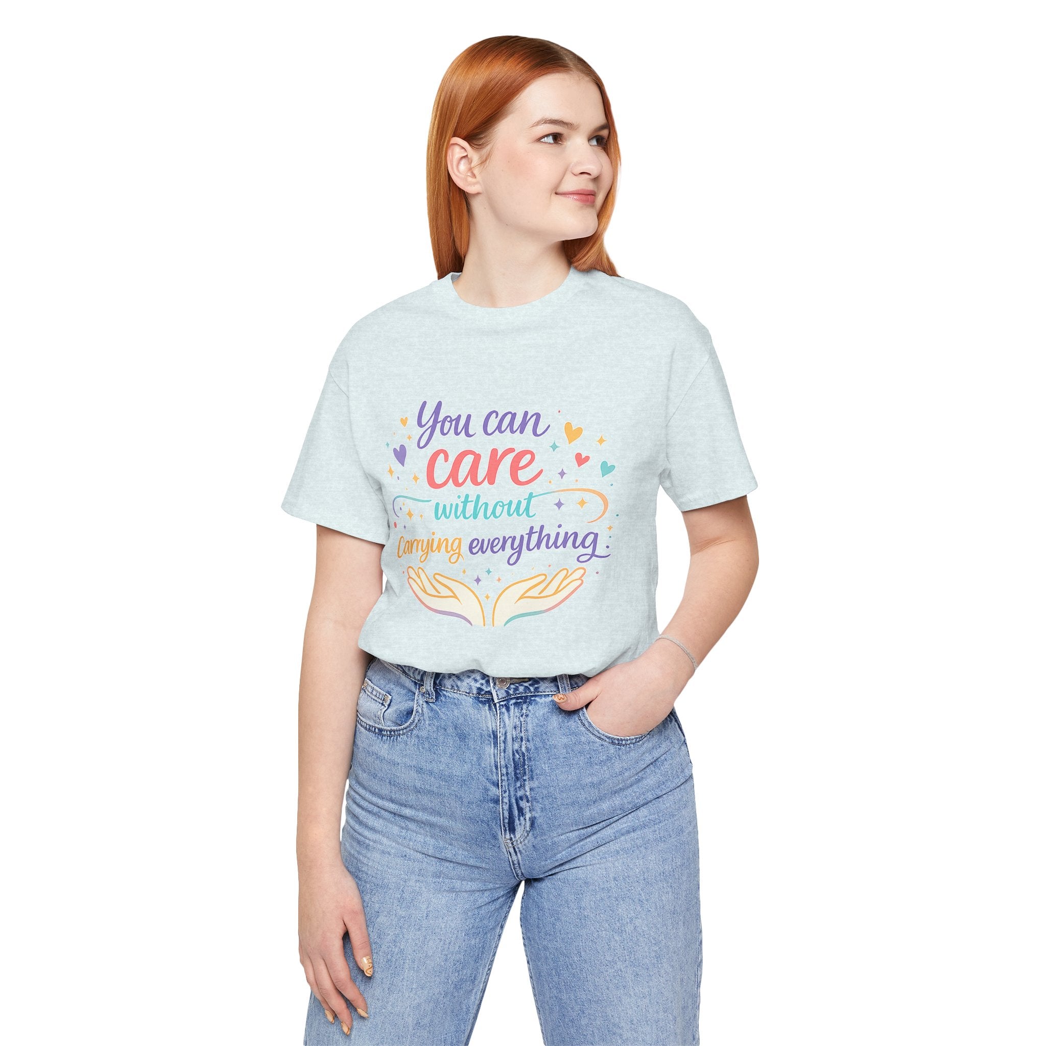 'You Can Care' Jersey Short Sleeve Tee