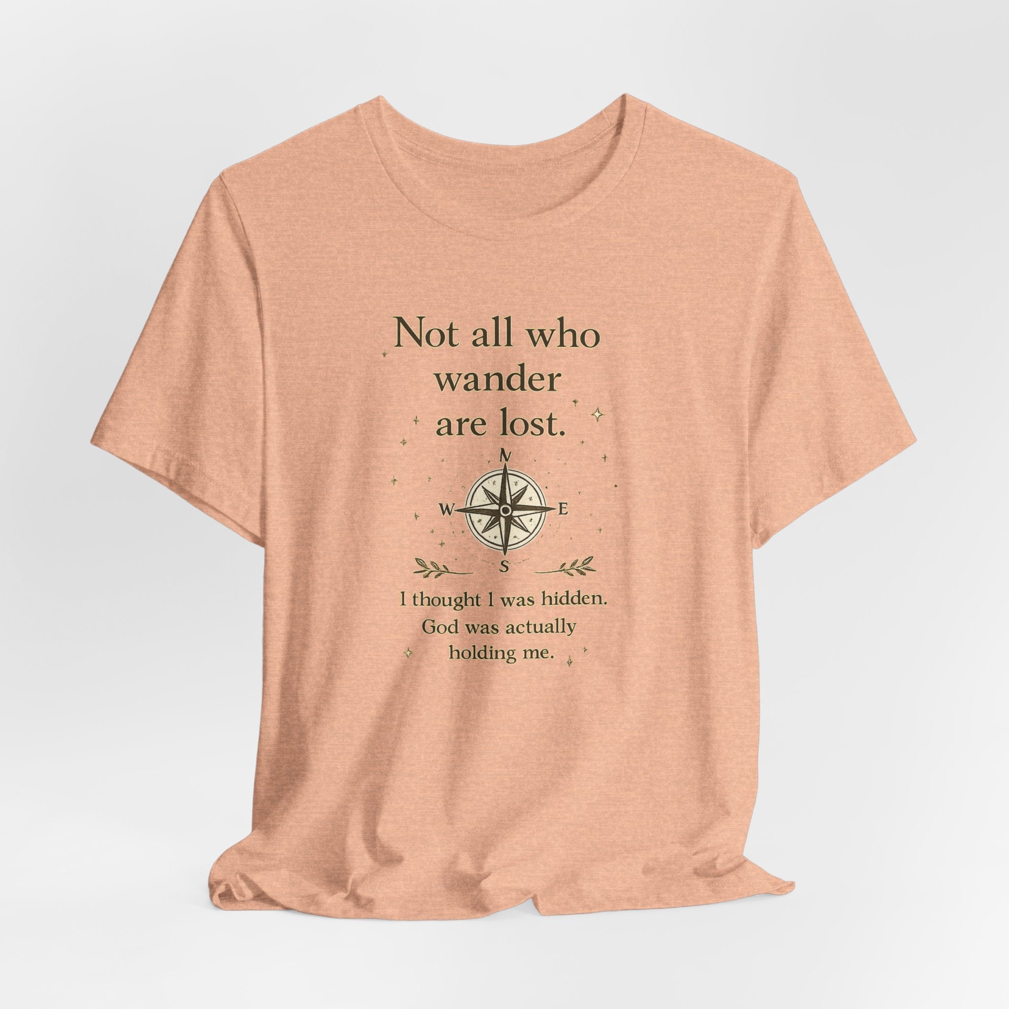 'Not All Who Wander Are Lost' Jersey Short Sleeve Tee