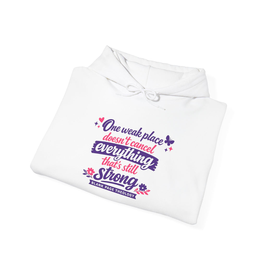 Signature 'One Weak Place' Heavy Blend Hooded Sweatshirt