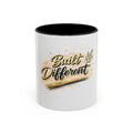 'Built Different' Accent Coffee Mug