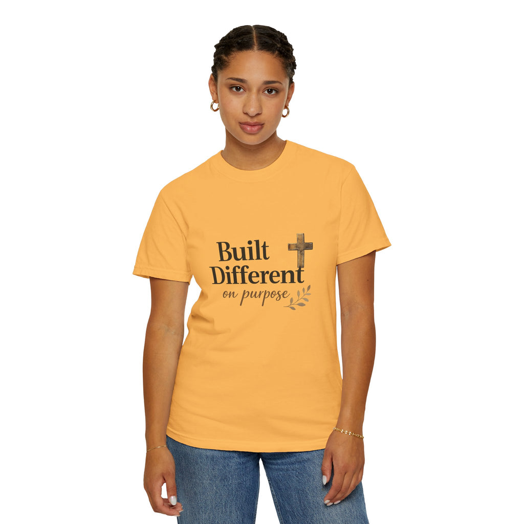 'Built Different on Purpose' Garment-Dyed T-shirt