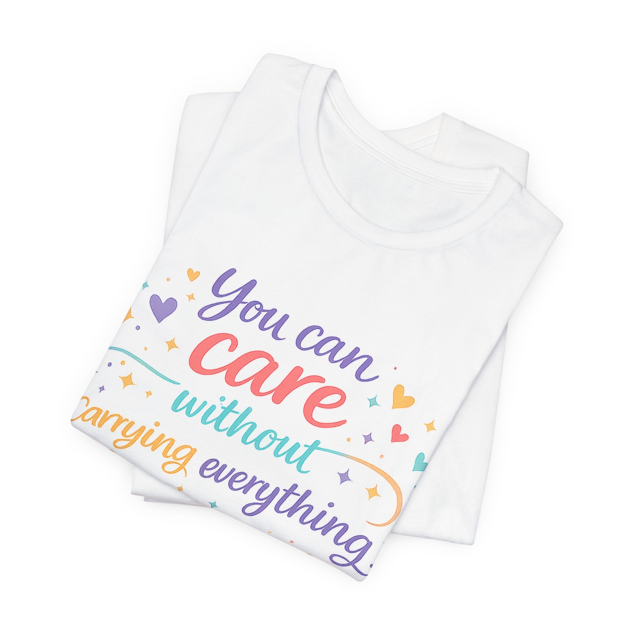 'You Can Care' Jersey Short Sleeve Tee