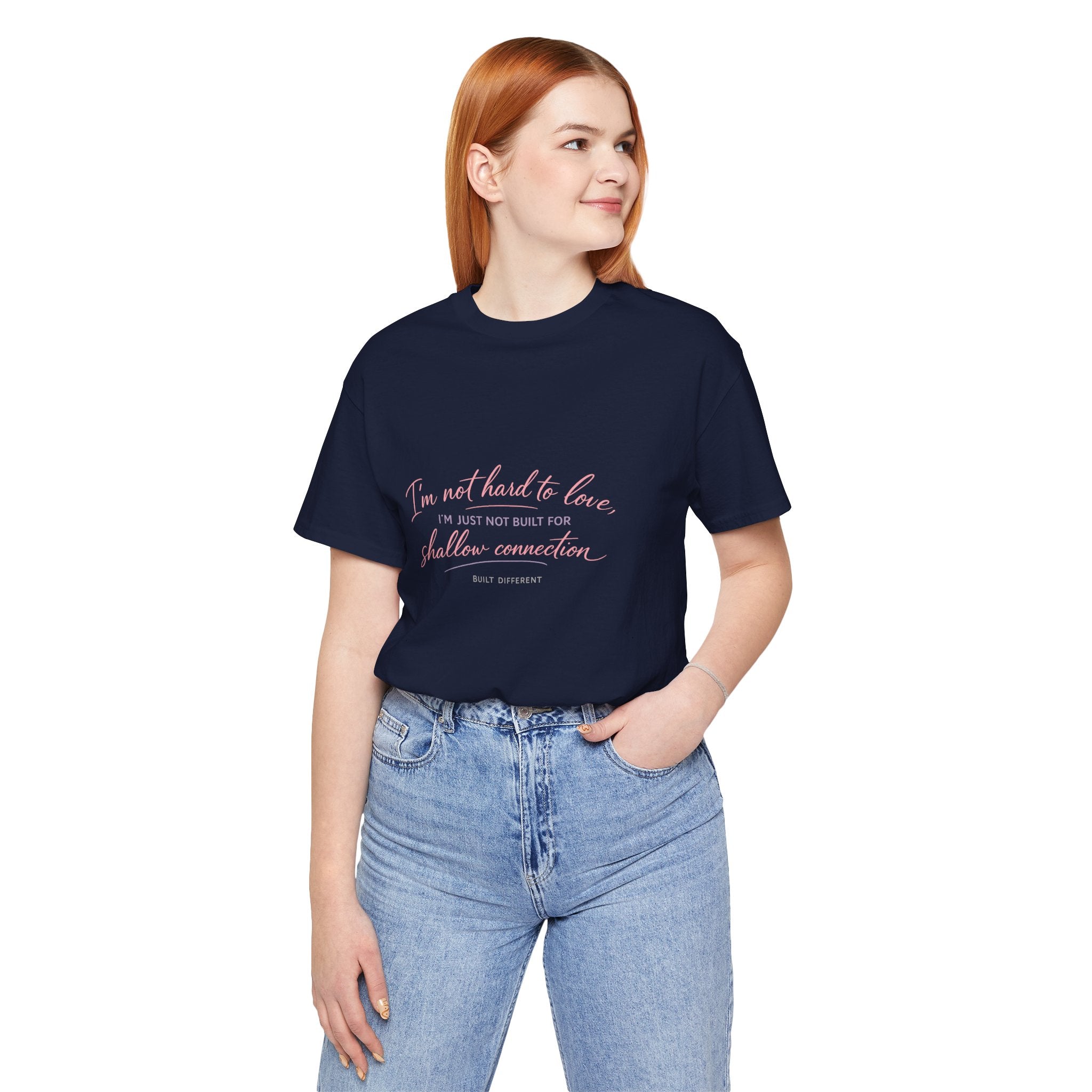 'I'm Not Hard to Love' Jersey Short Sleeve Tee
