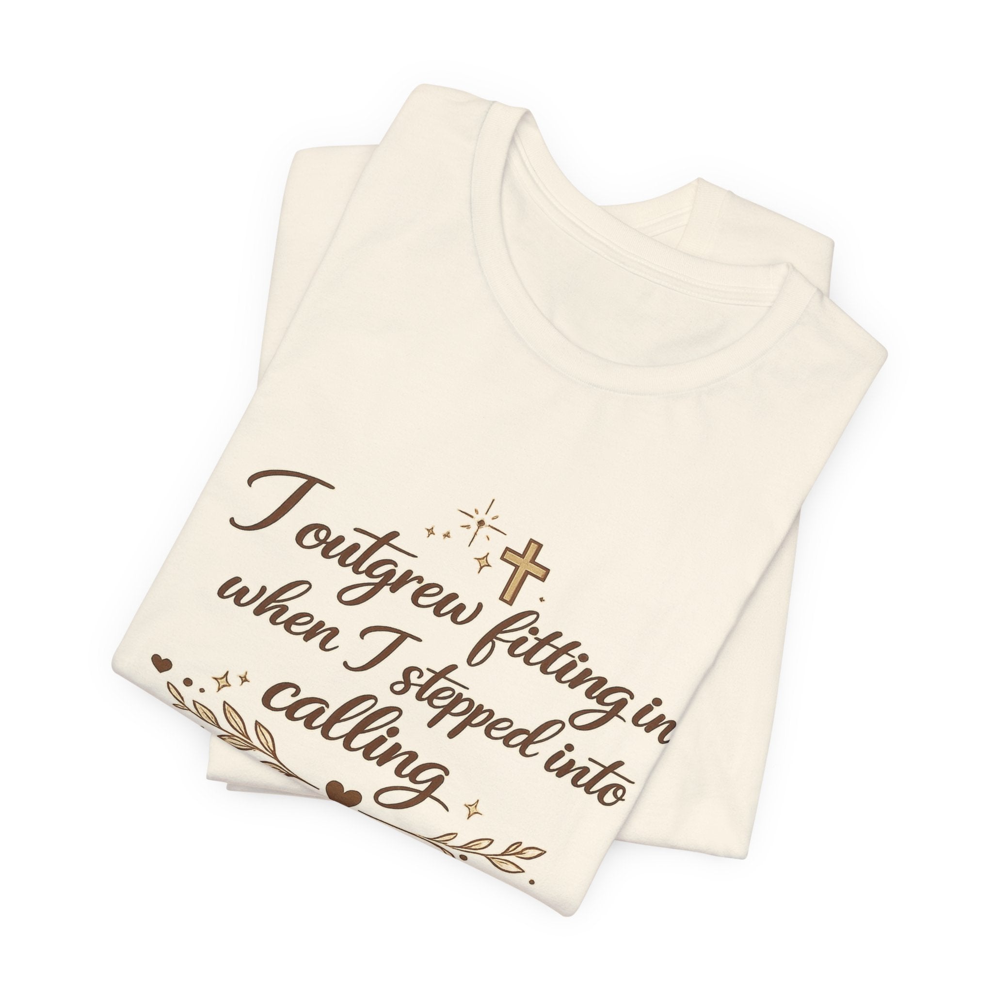 'I Outgrew Fitting In' Jersey Short Sleeve Tee