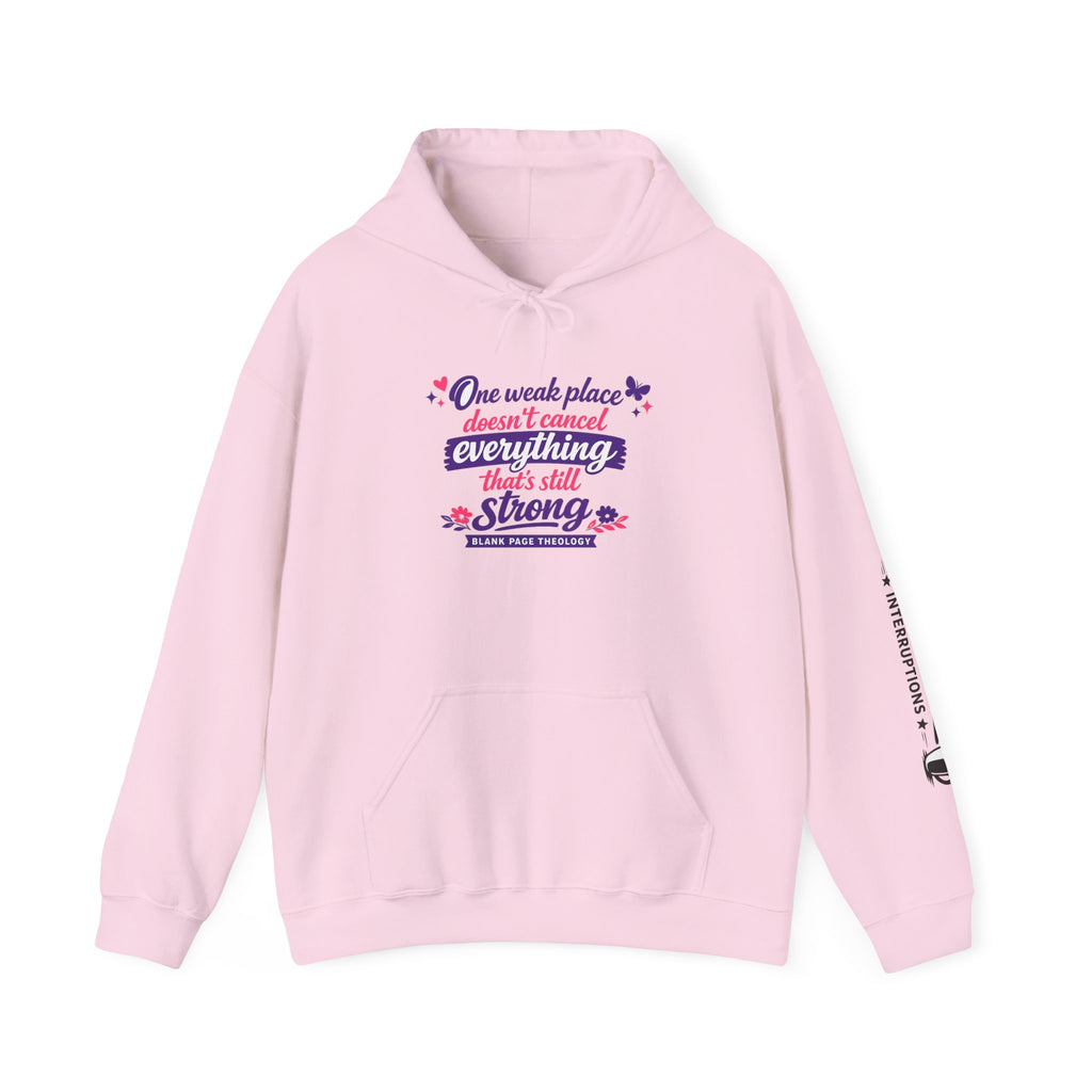 Signature 'One Weak Place' Heavy Blend Hooded Sweatshirt
